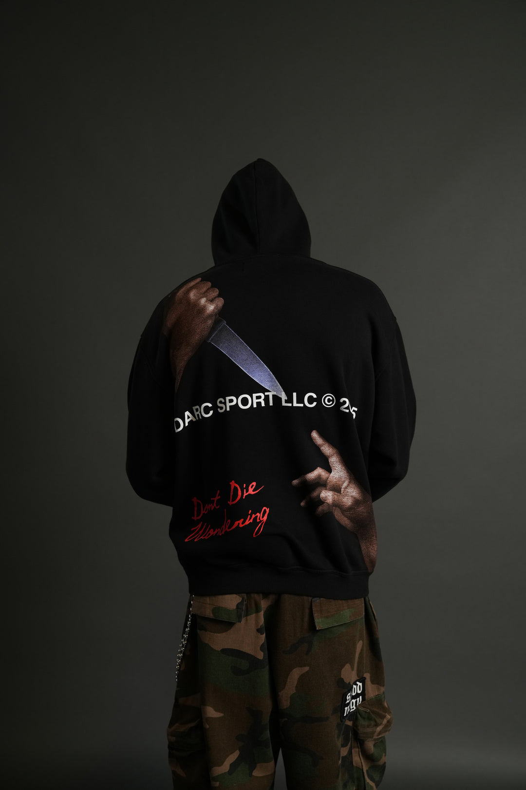 Eternal Blood "Pierce" Hoodie in Black