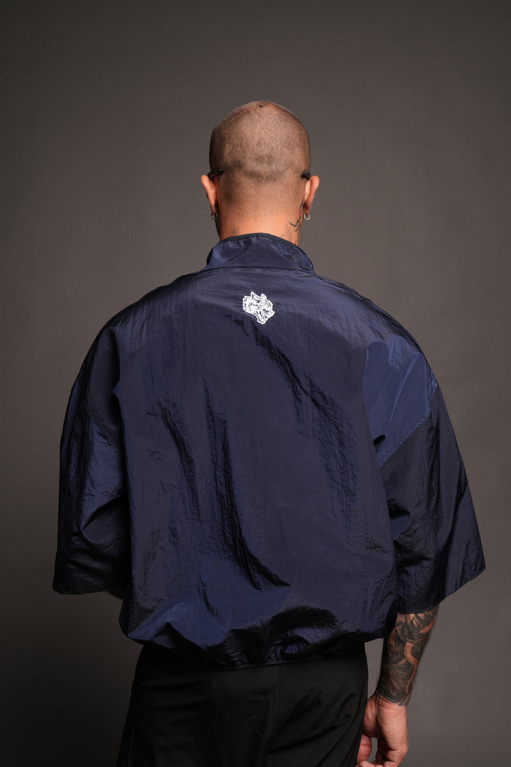 Hesh Forever V2 Mcguire Nylon Pullover In Navy