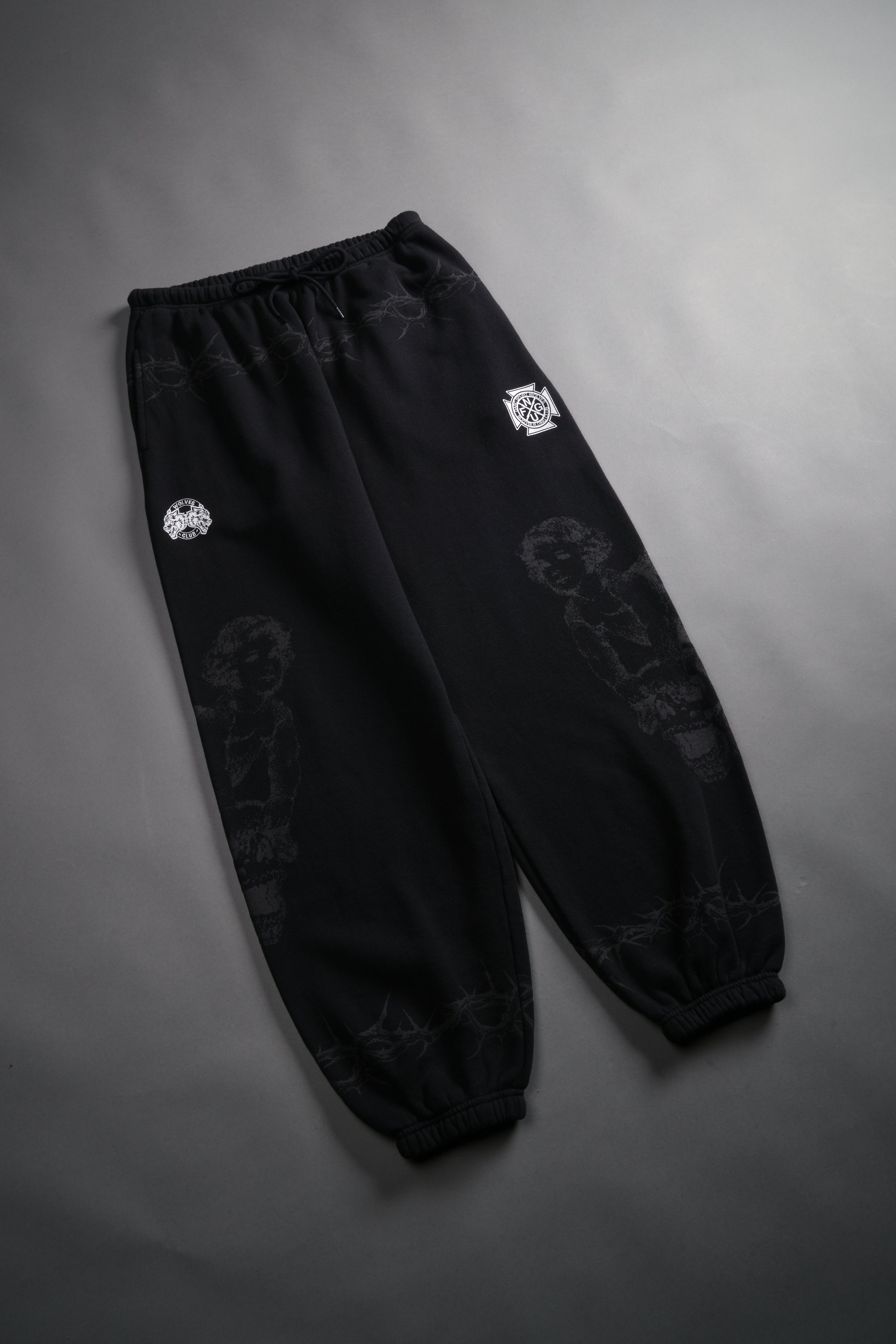 Messengers Lightweight Lounger Sweat Pants in Black