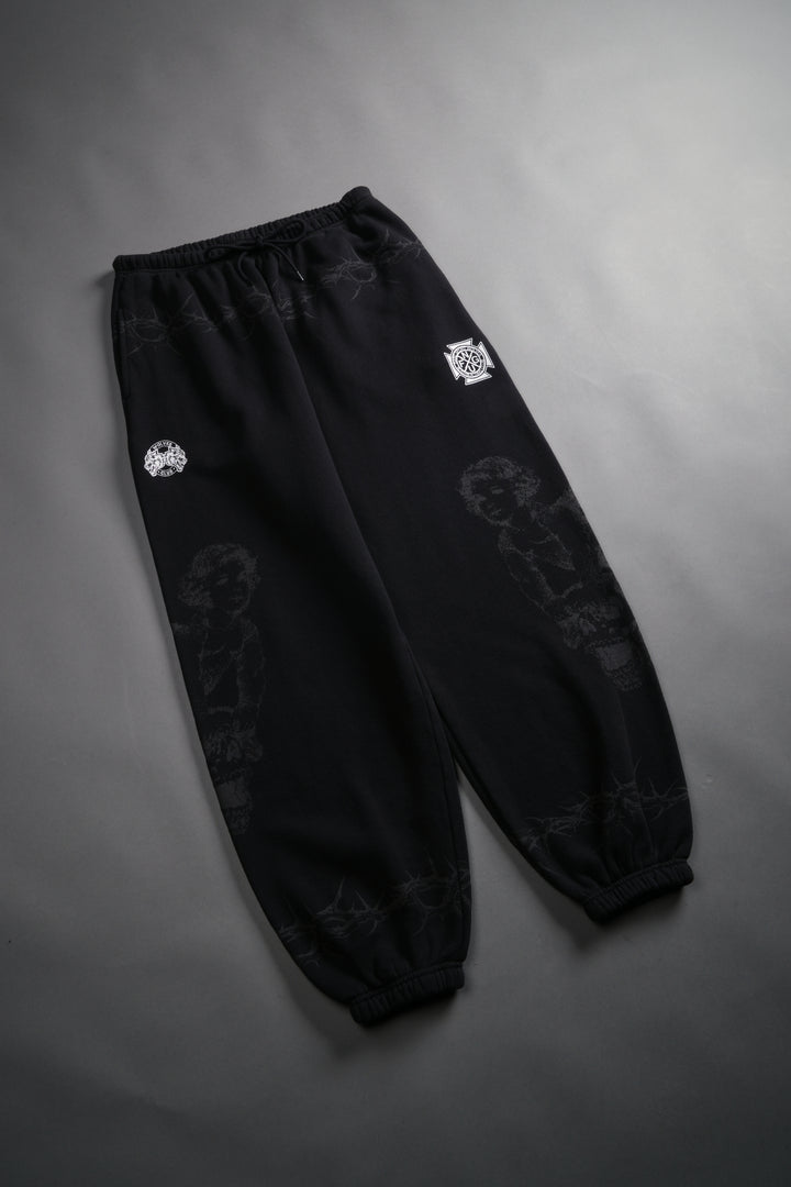 Messengers Lightweight Lounger Sweat Pants in Black