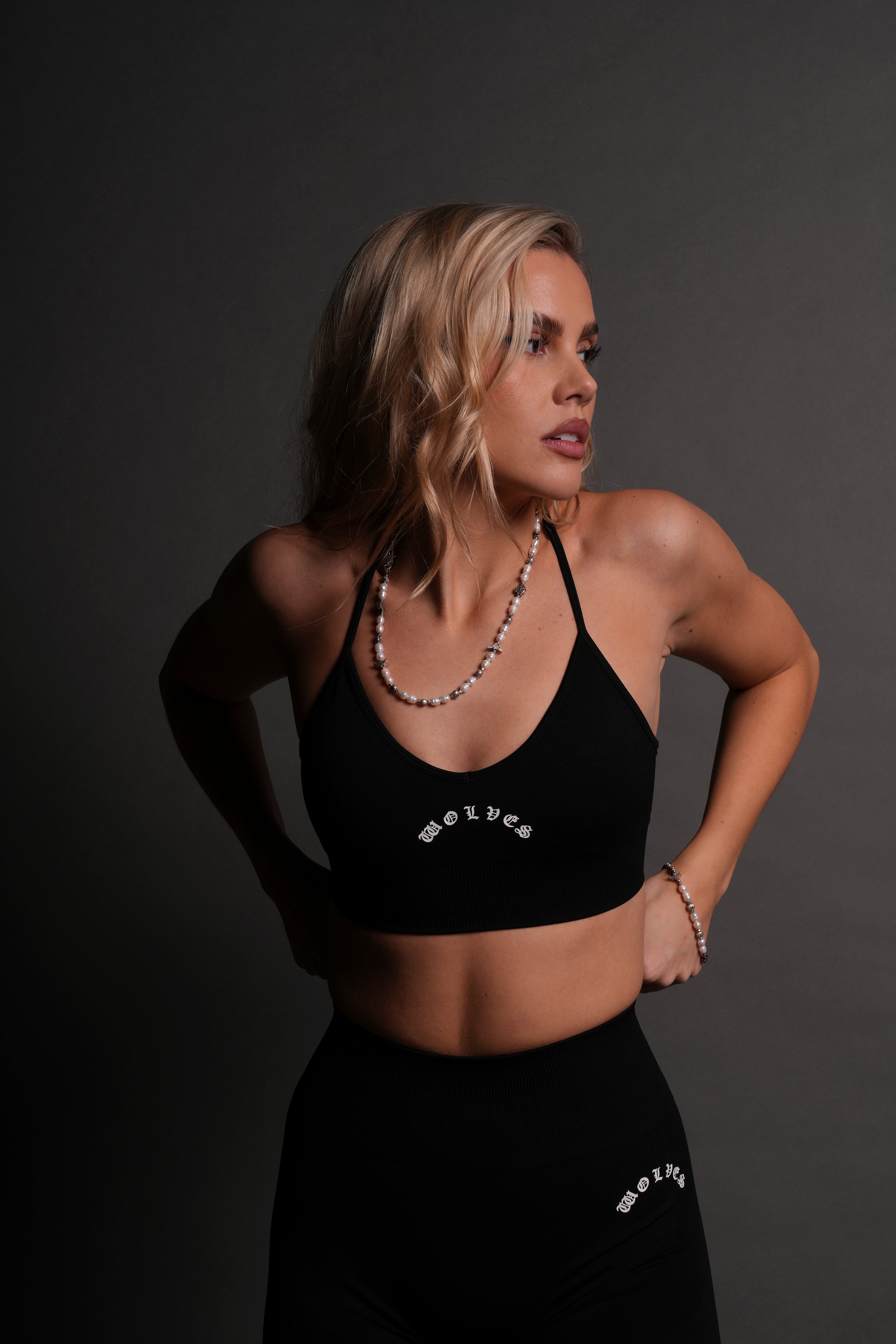 Chopper "Everson Seamless" Sports Bra in Black