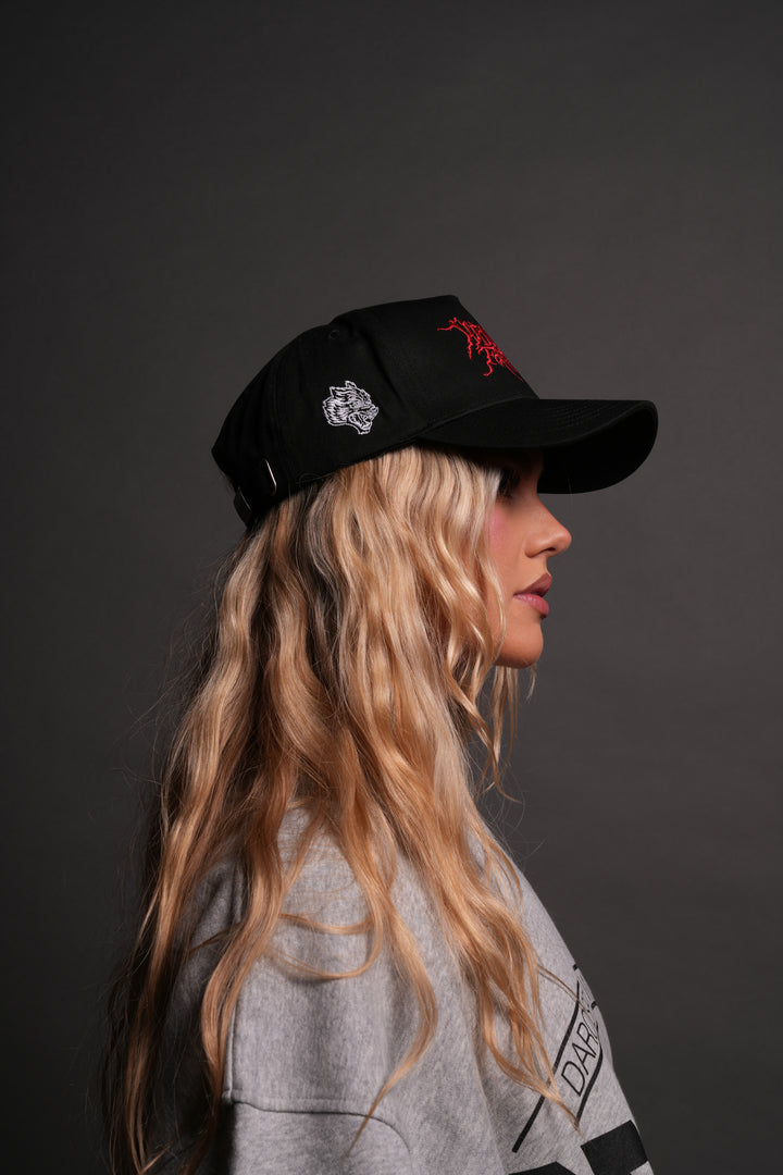 Forged 5 Panel Hat in Black