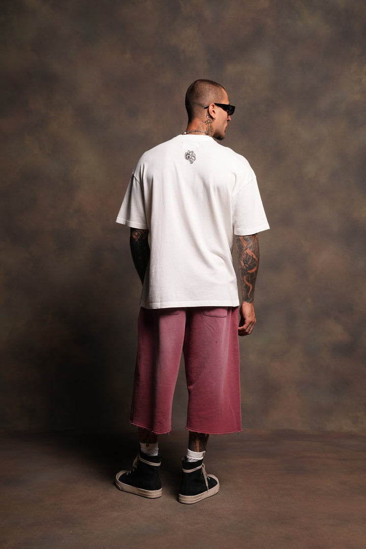 Ds Corazon Premium Oversized Tee In Cream