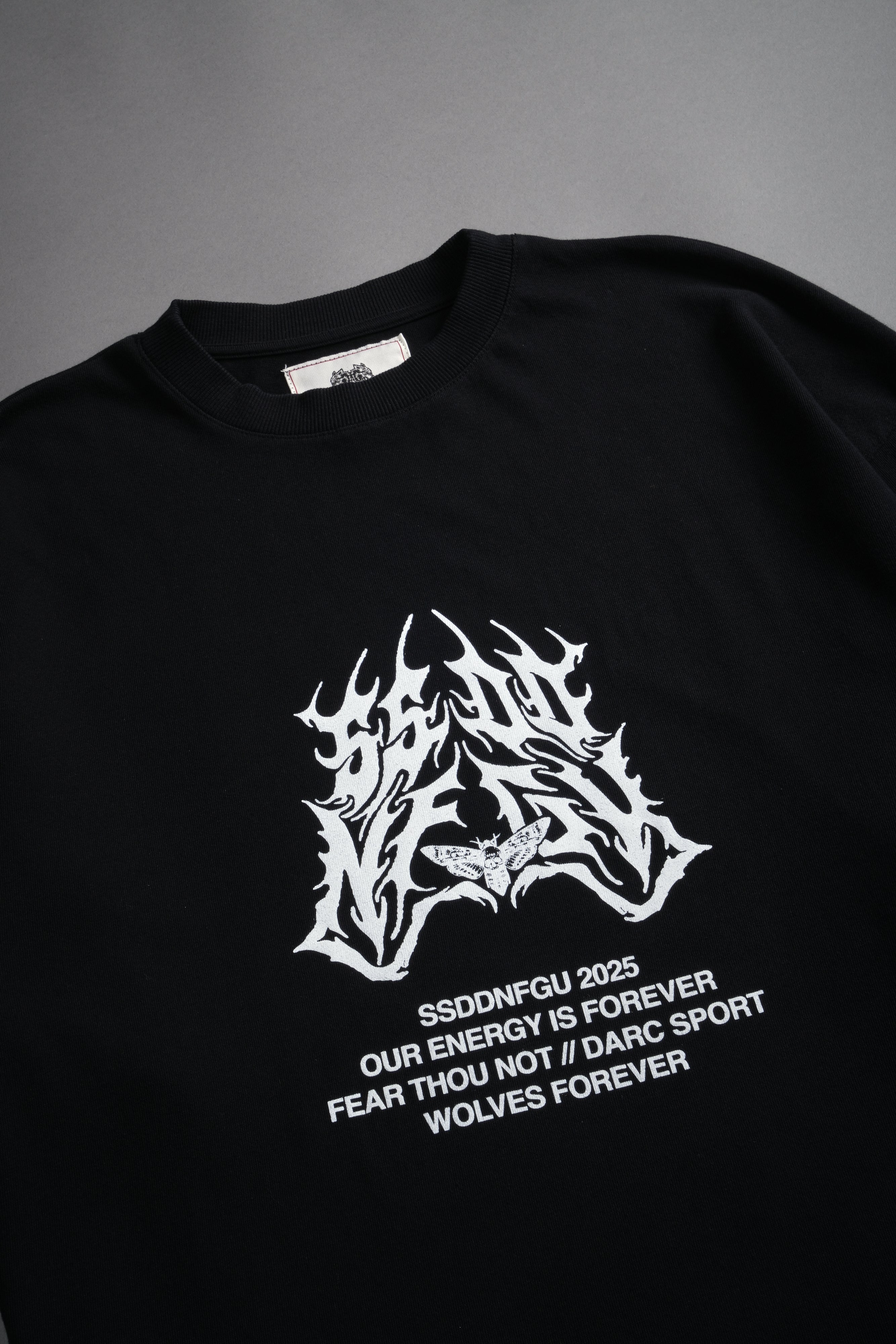 Darc Judas "Side By Side" Series Premium Oversized Tee in Black