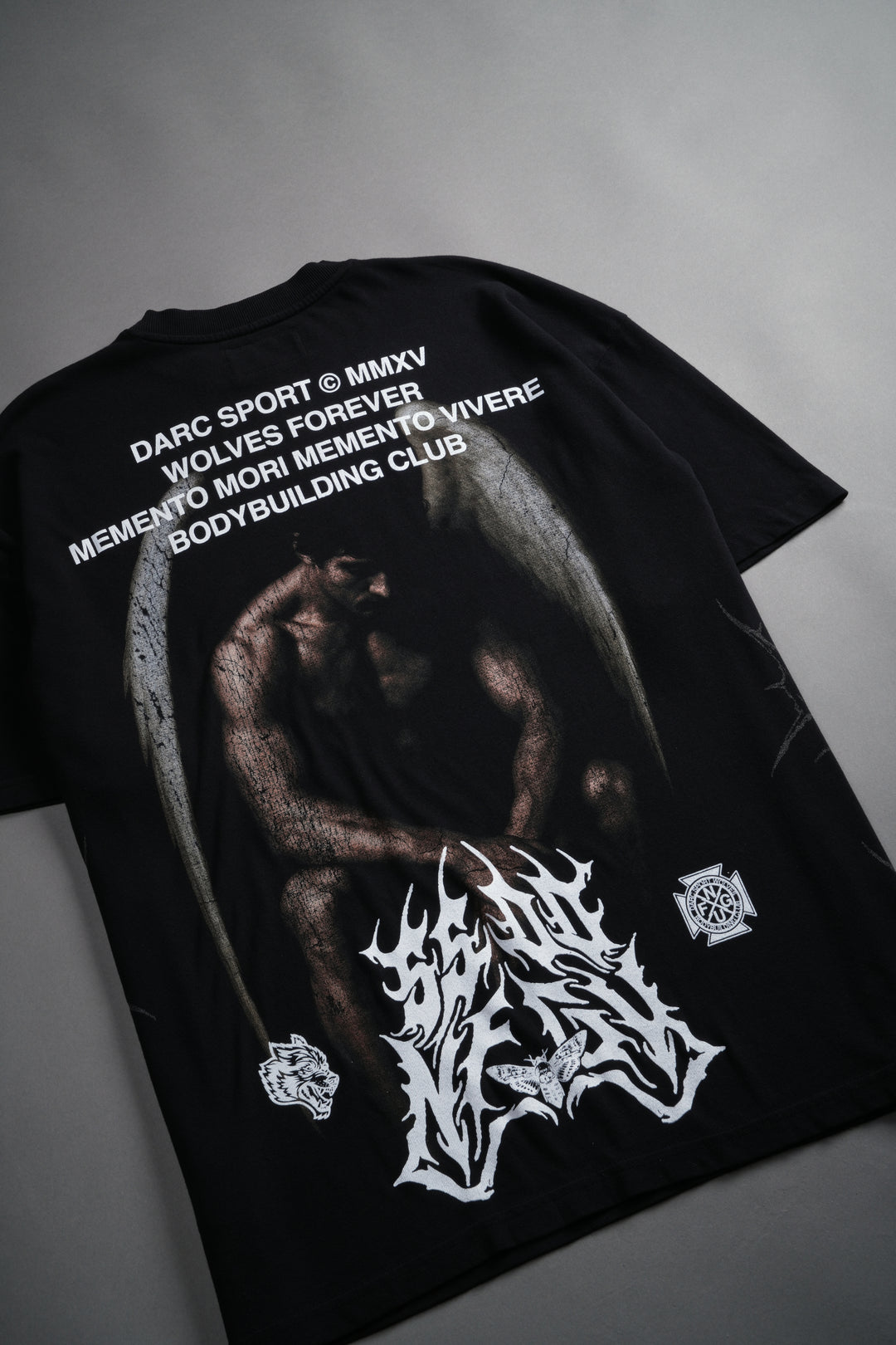 Darc Judas "Side By Side" Series Premium Oversized Tee in Black