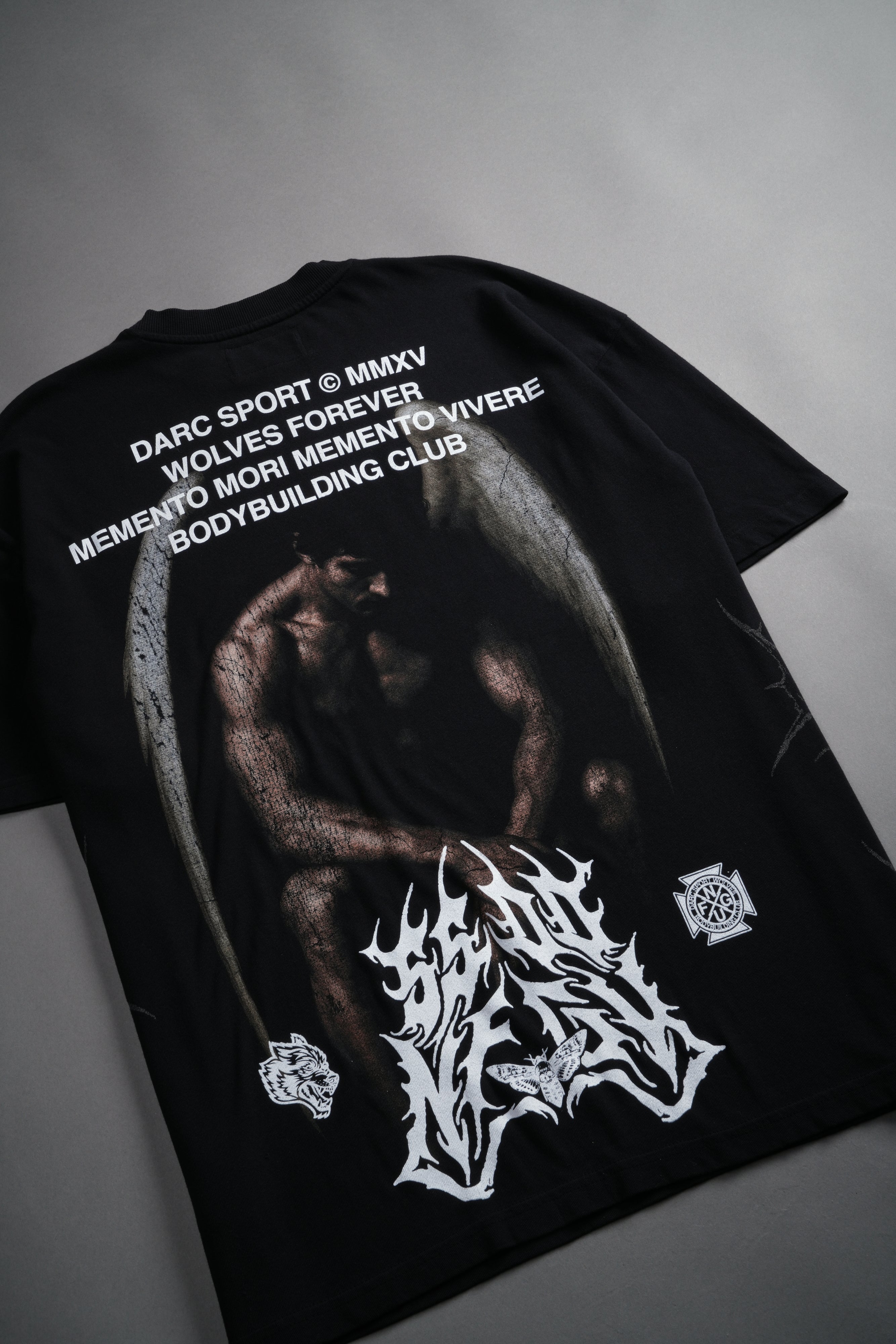 Darc Judas "Side By Side" Series Premium Oversized Tee in Black