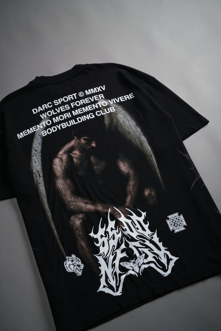 Darc Judas "Side By Side" Series Premium Oversized Tee in Black