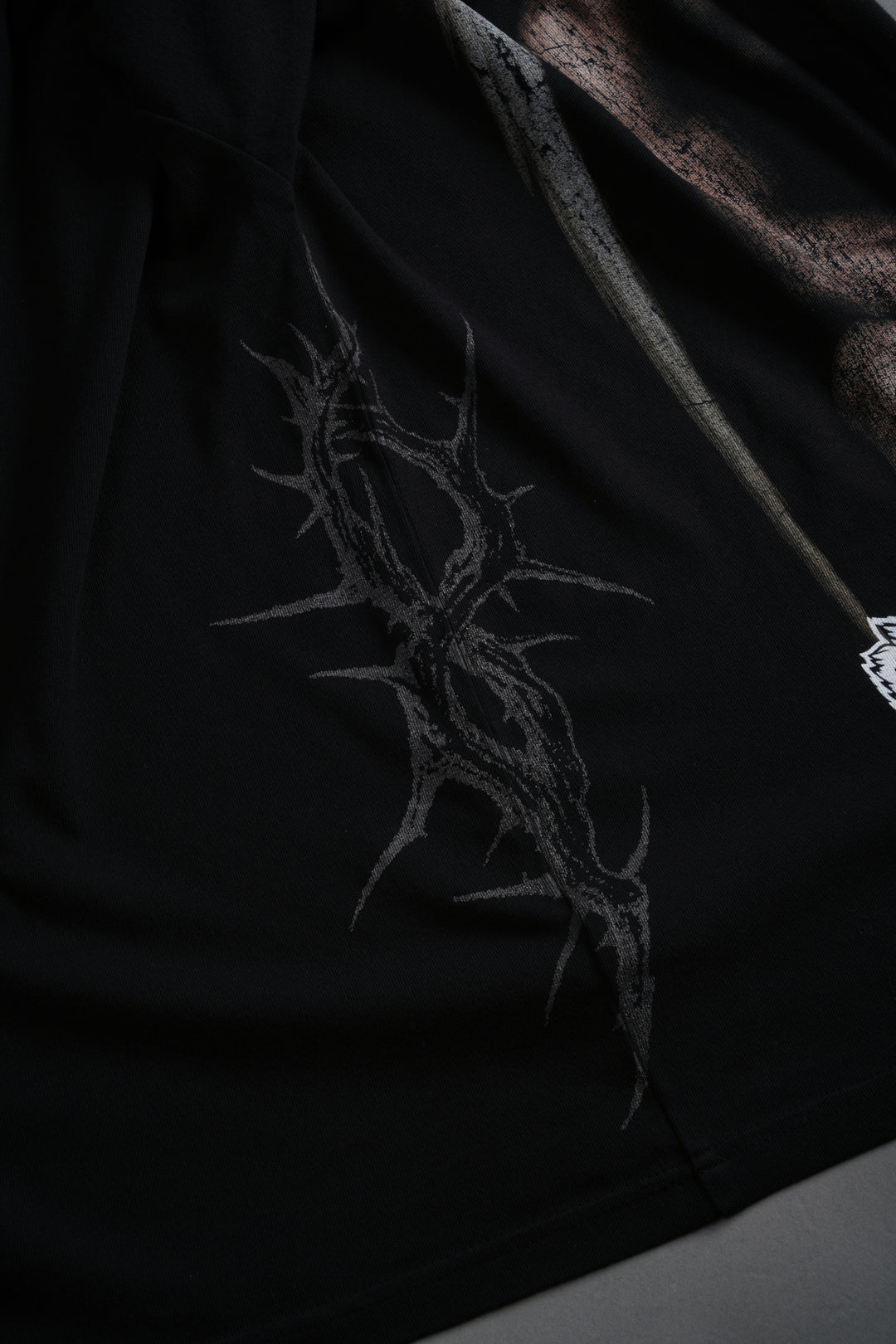 Darc Judas "Side By Side" Series Premium Oversized Tee in Black