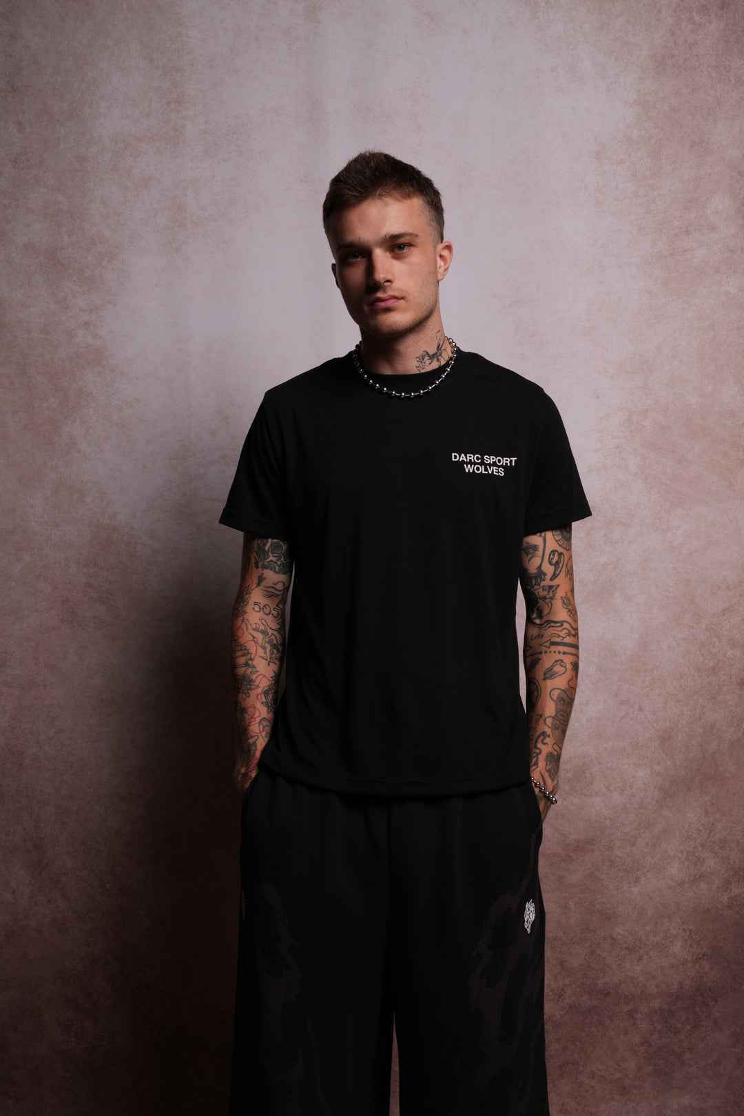 Darc Sport Wolves J. Dean "Premium" Oversized Tee in Black