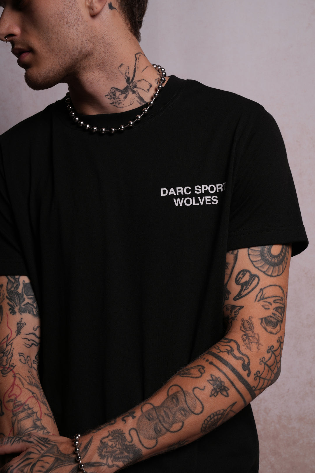 Darc Sport Wolves J. Dean "Premium" Oversized Tee in Black