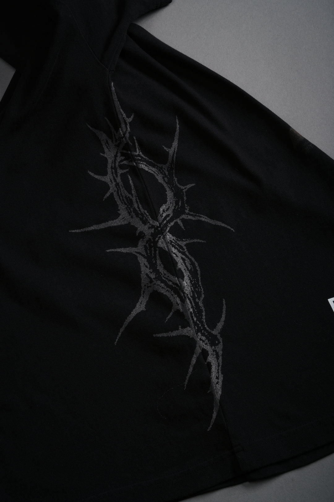 Saint "Side By Side" Series Premium Oversized Tee in Black