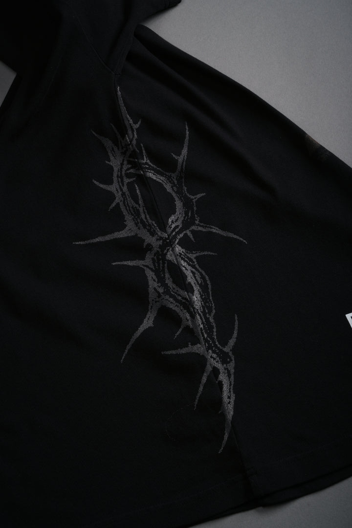 Saint "Side By Side" Series Premium Oversized Tee in Black