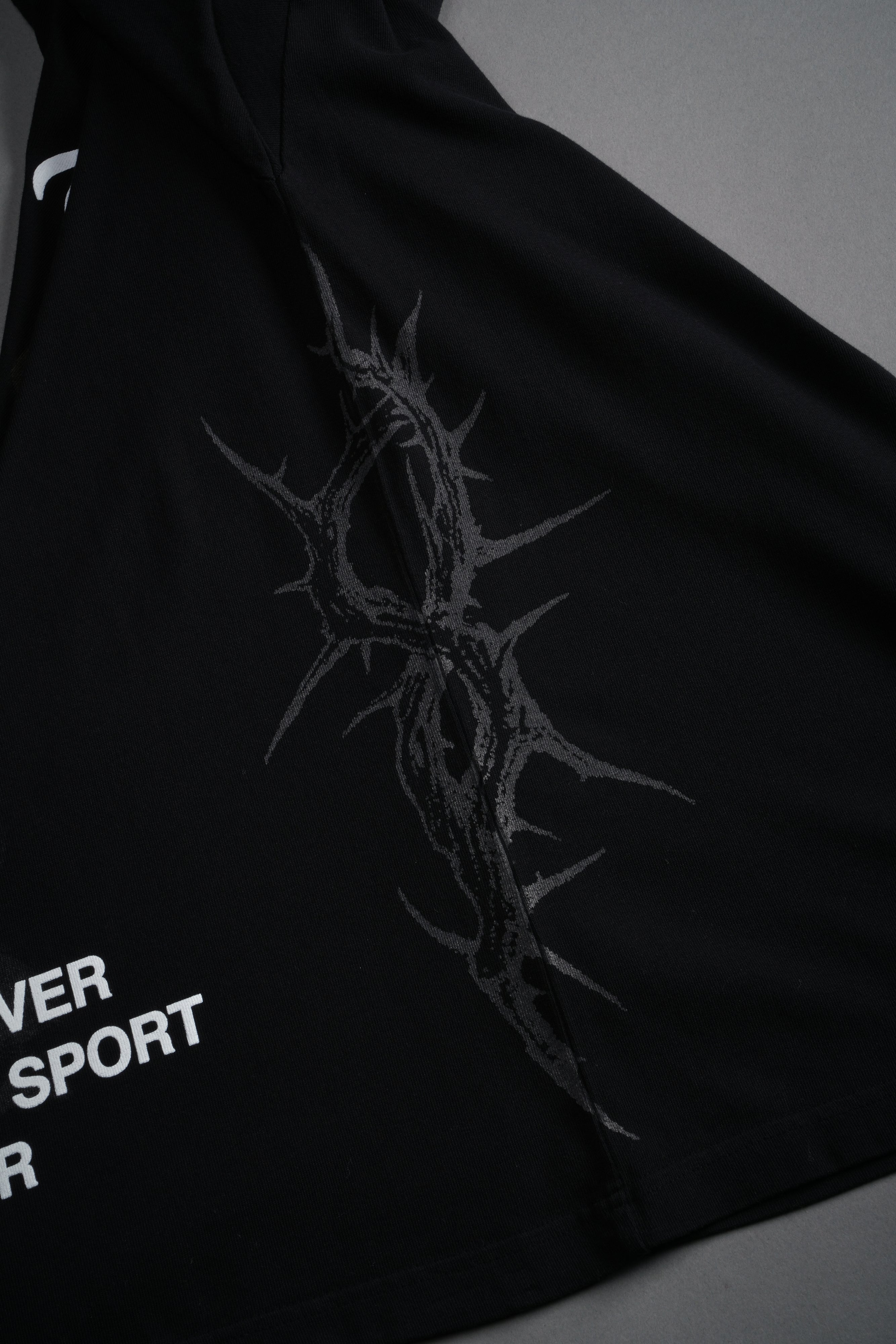 Saint "Side By Side" Series Premium Oversized Tee in Black