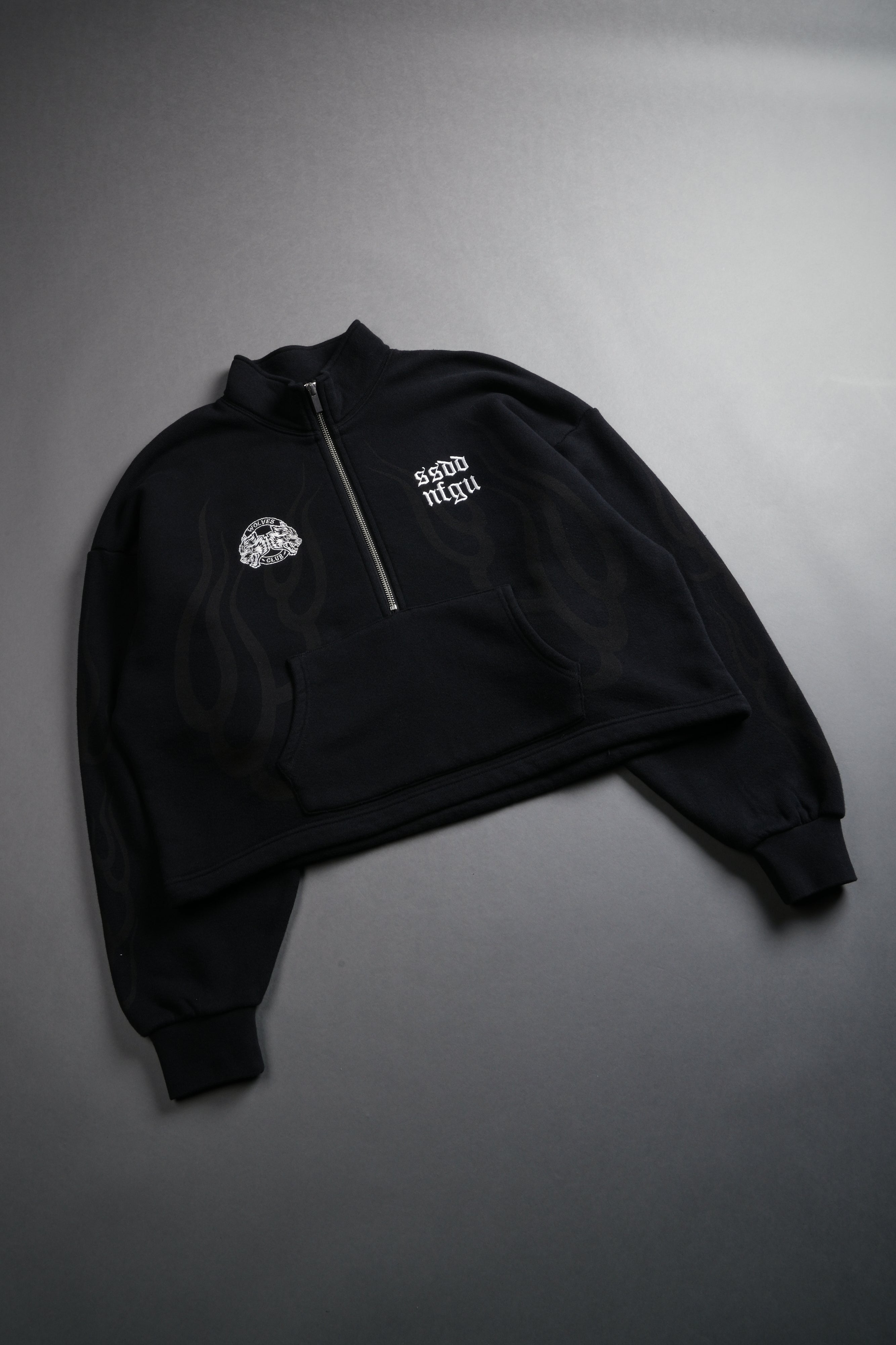 【Darc Sport 】EVERSON MOCKNECK SWEATER Wolves Flame Oversized 