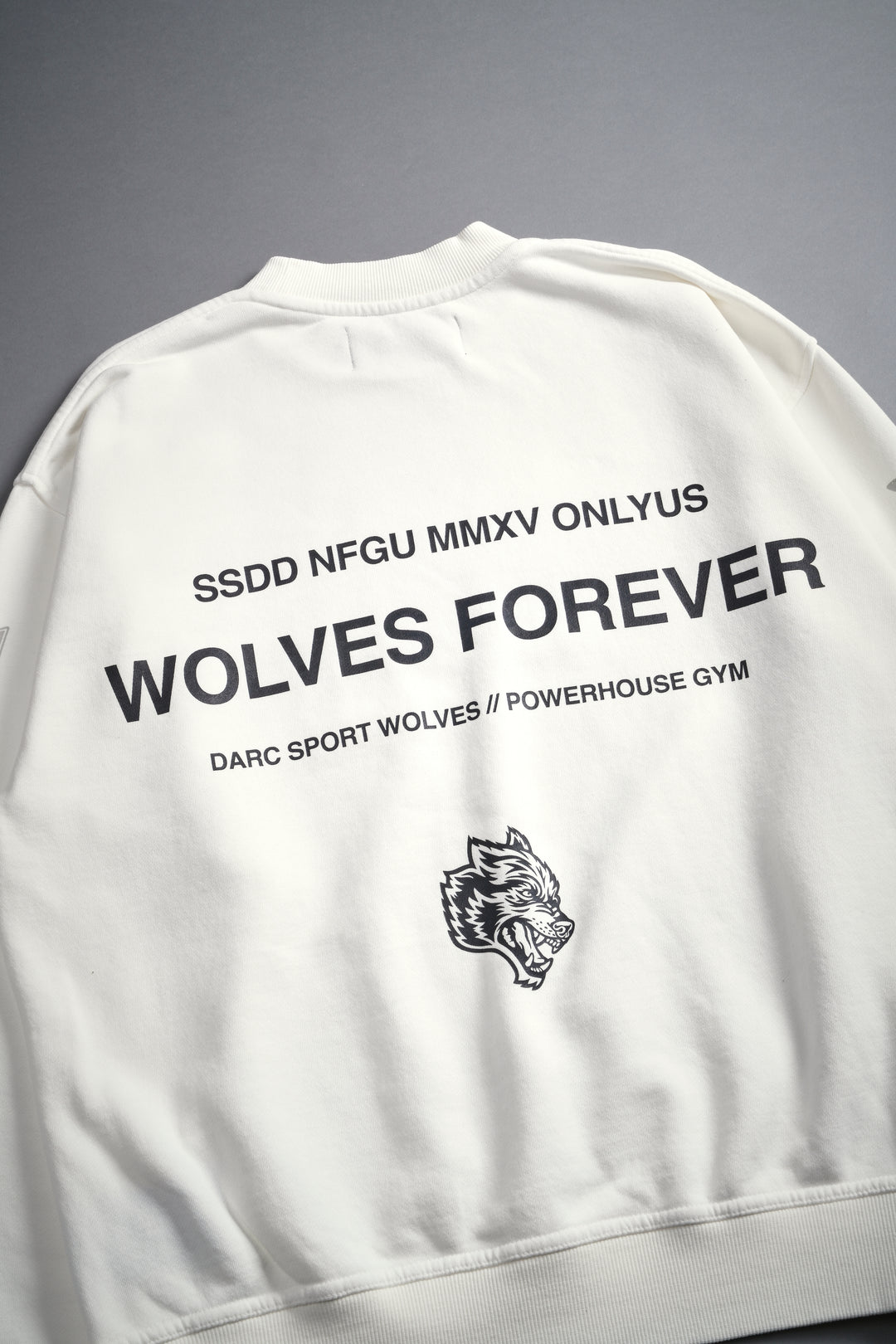 Wolves House Unisex London Crewneck in Cream