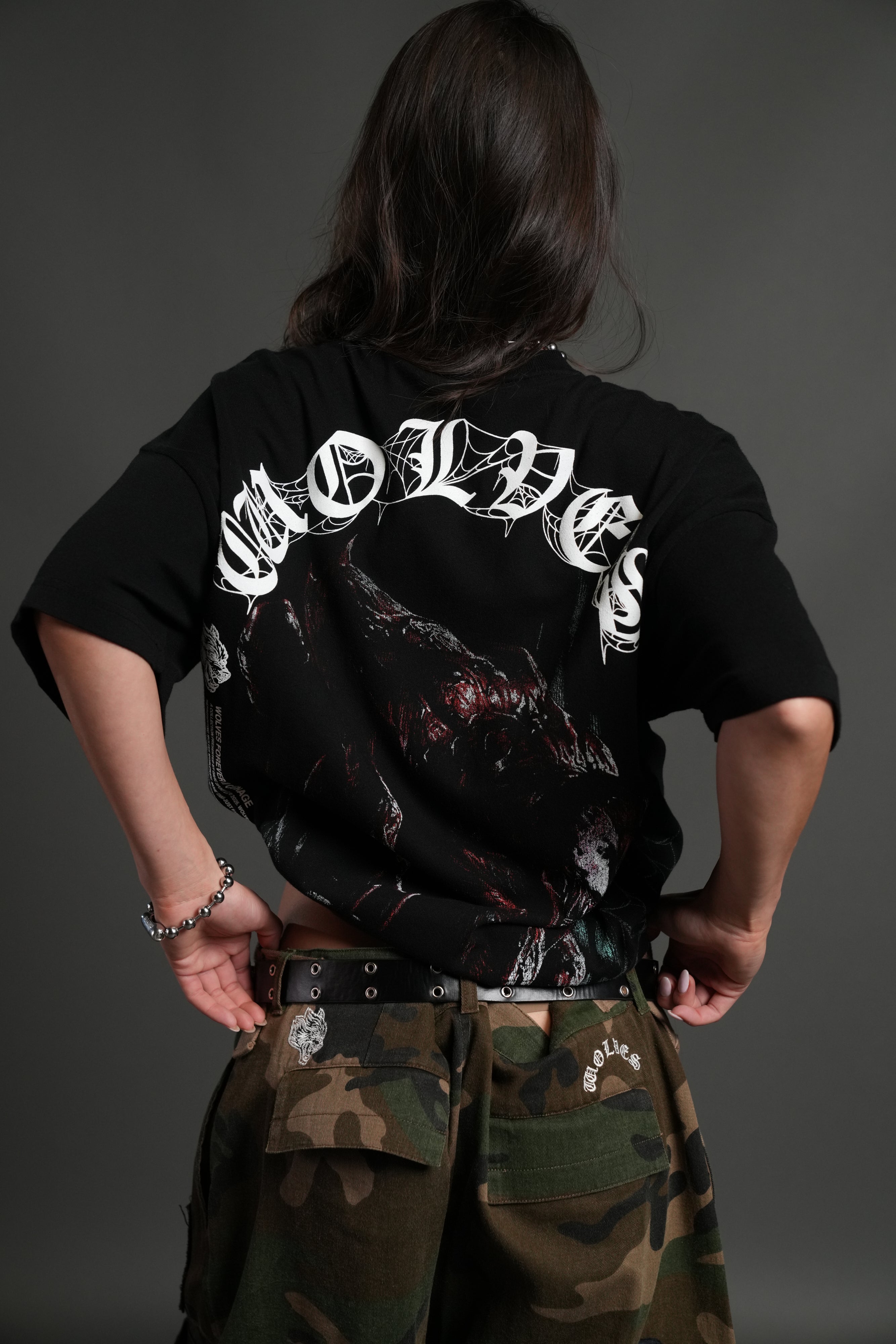 Carnage Forever Premium Oversized Tee in Black
