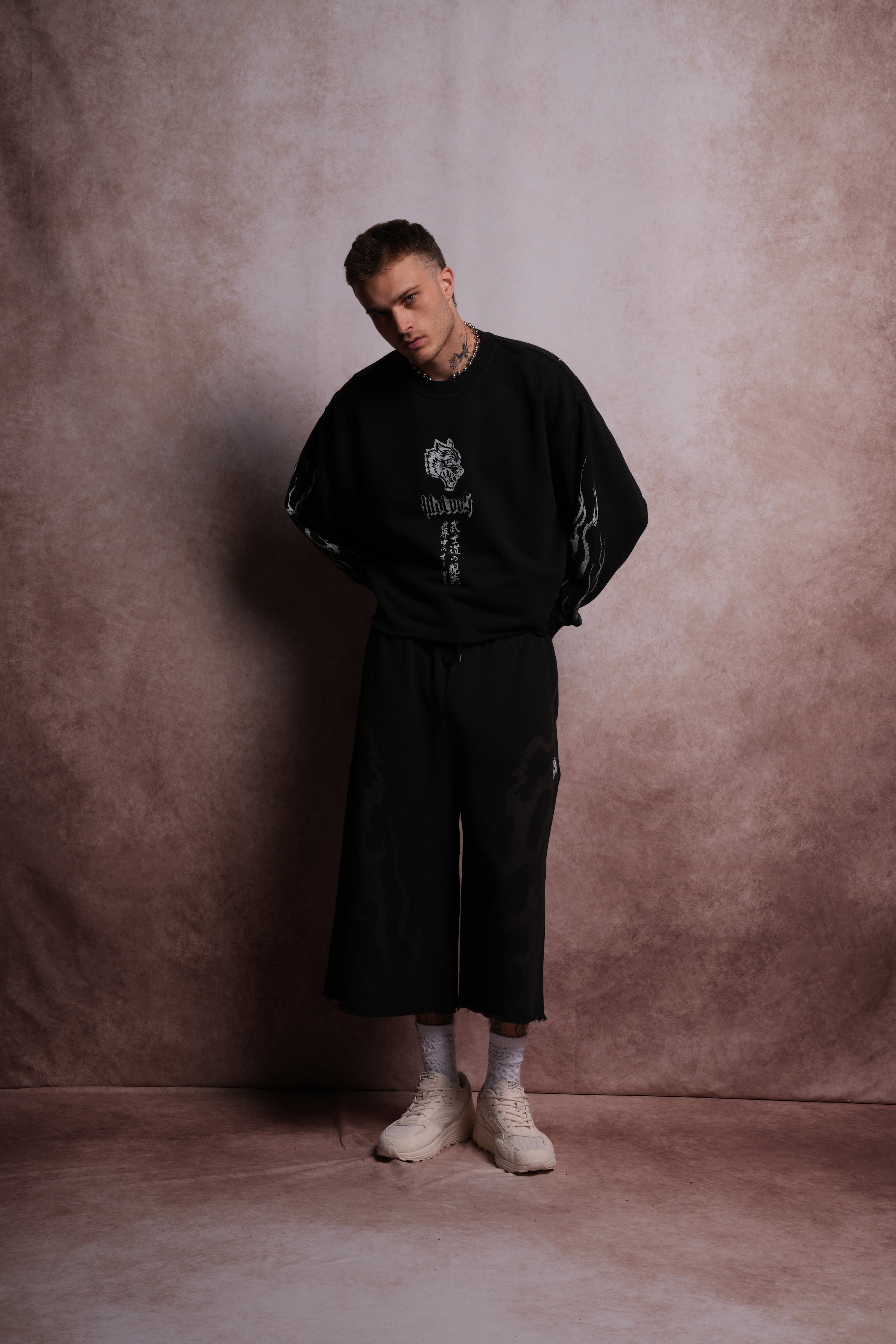 Darc Infernal "Premium" Box Cut L/S Tee in Black