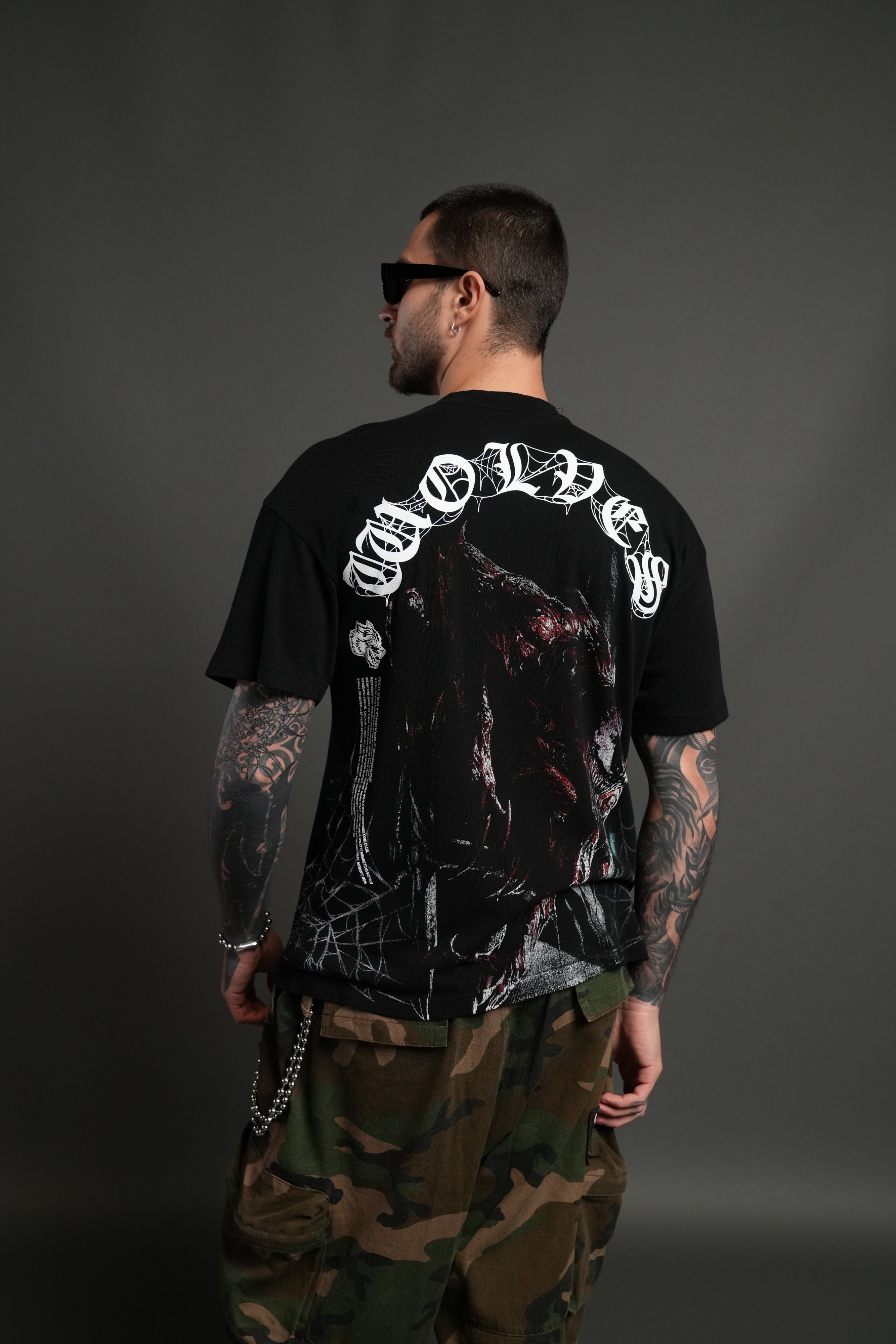 Carnage Forever Premium Oversized Tee in Black