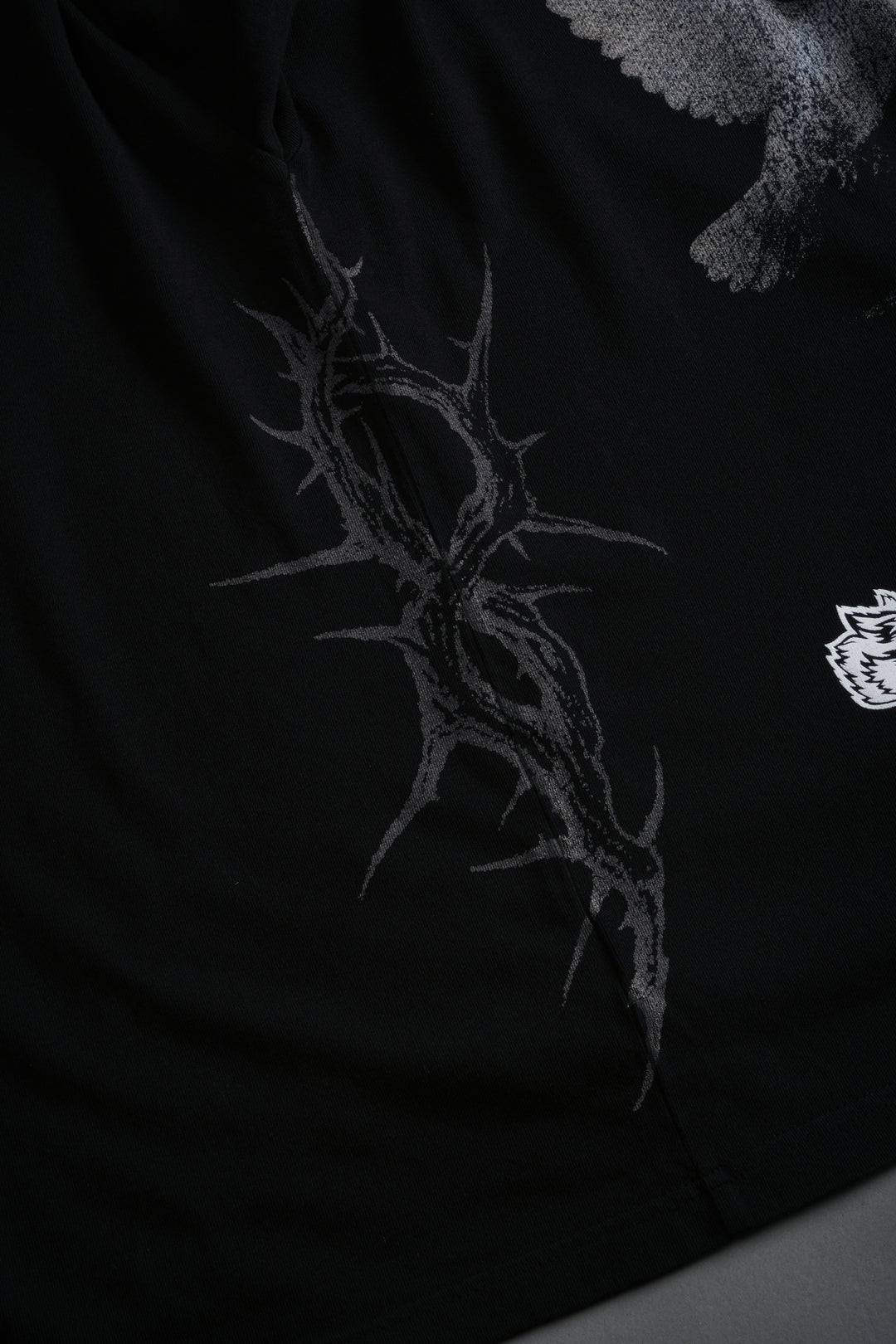 Darc Flight "Side By Side" Series Premium Oversized Tee in Black