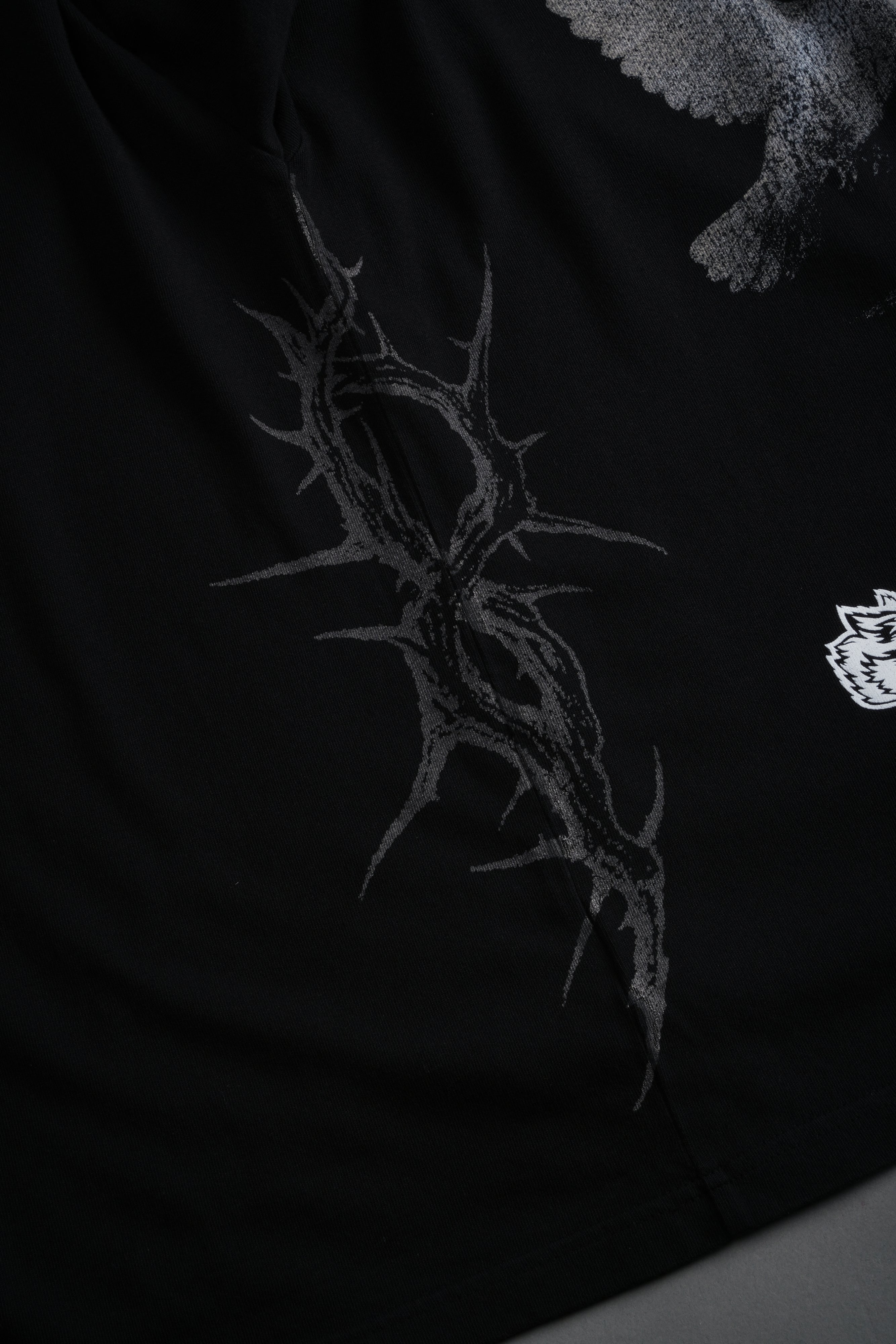 Darc Flight "Side By Side" Series Premium Oversized Tee in Black