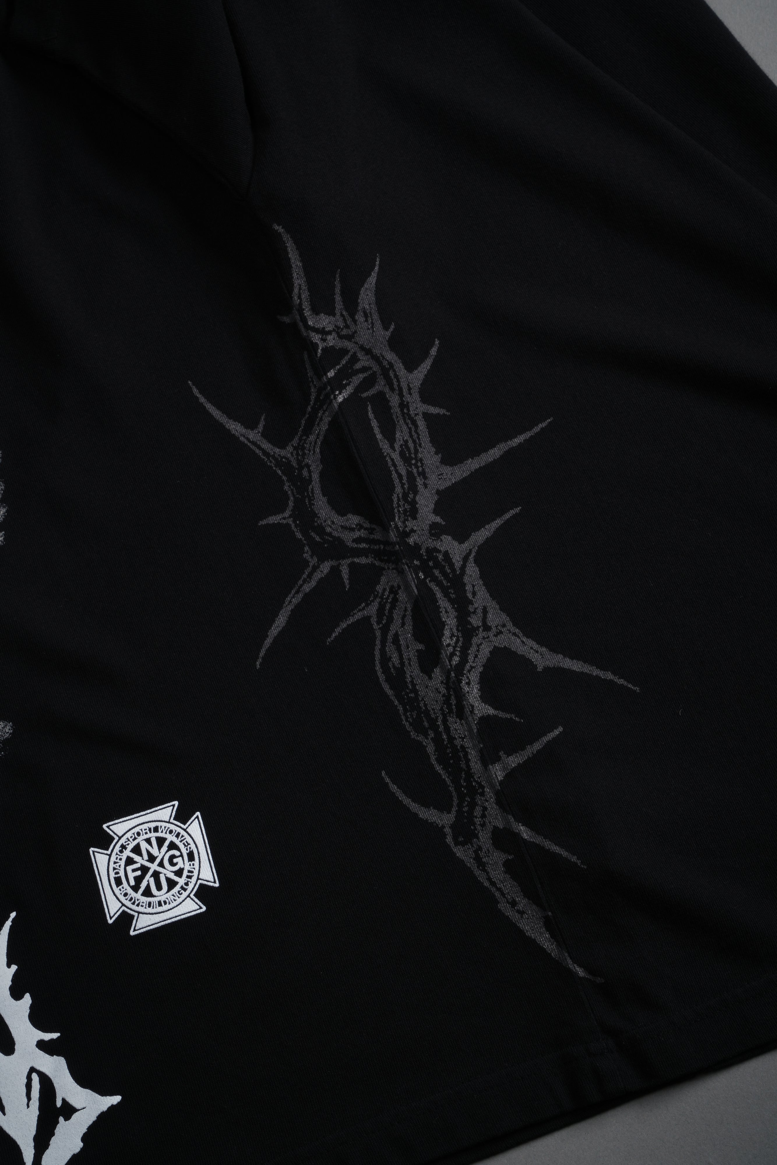 Darc Flight "Side By Side" Series Premium Oversized Tee in Black