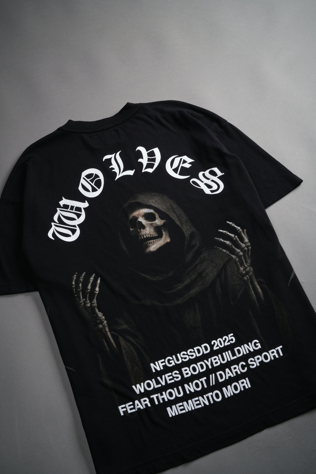 Darc Mori "Side By Side" Series Premium Oversized Tee in Black