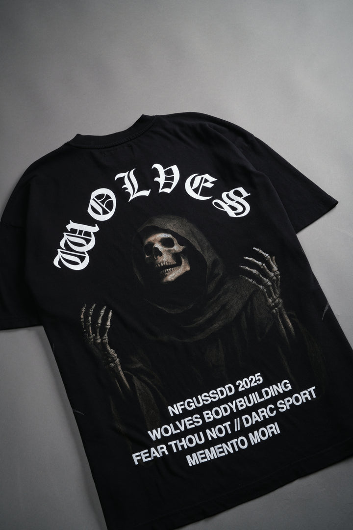 Darc Mori "Side By Side" Series Premium Oversized Tee in Black