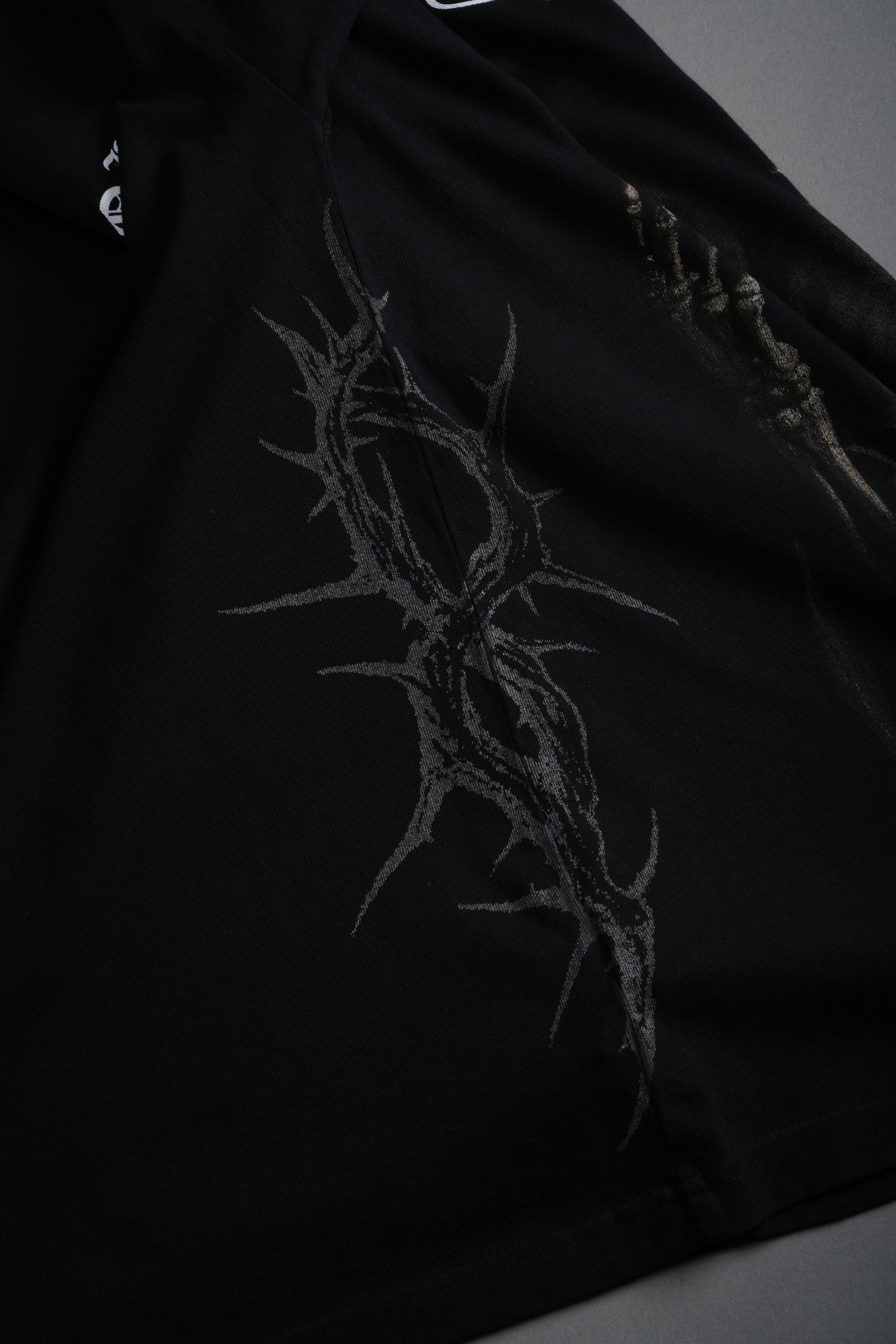 Darc Mori "Side By Side" Series Premium Oversized Tee in Black