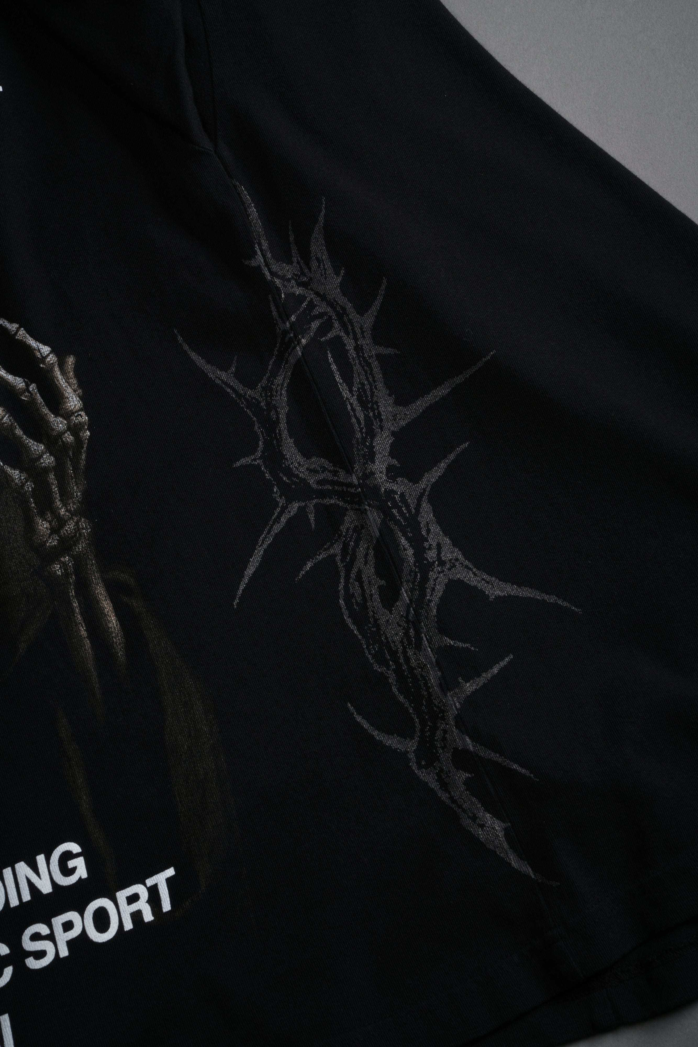Darc Mori "Side By Side" Series Premium Oversized Tee in Black