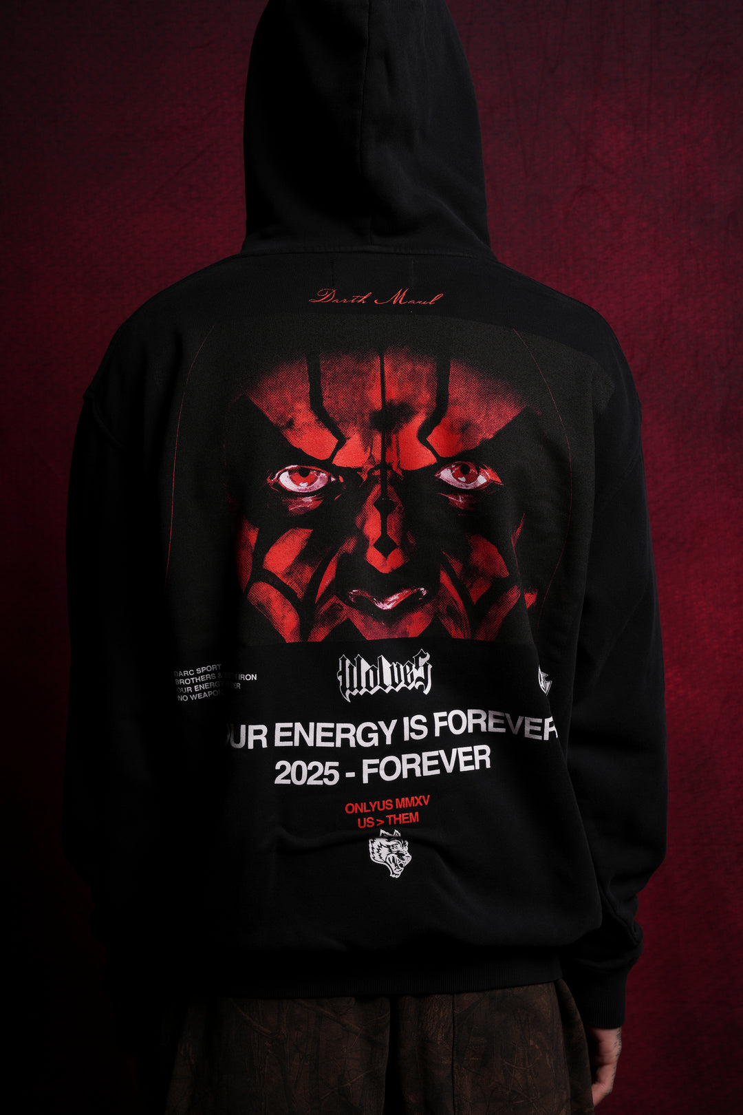 The Phantom Menace "Pierce" Hoodie in Black