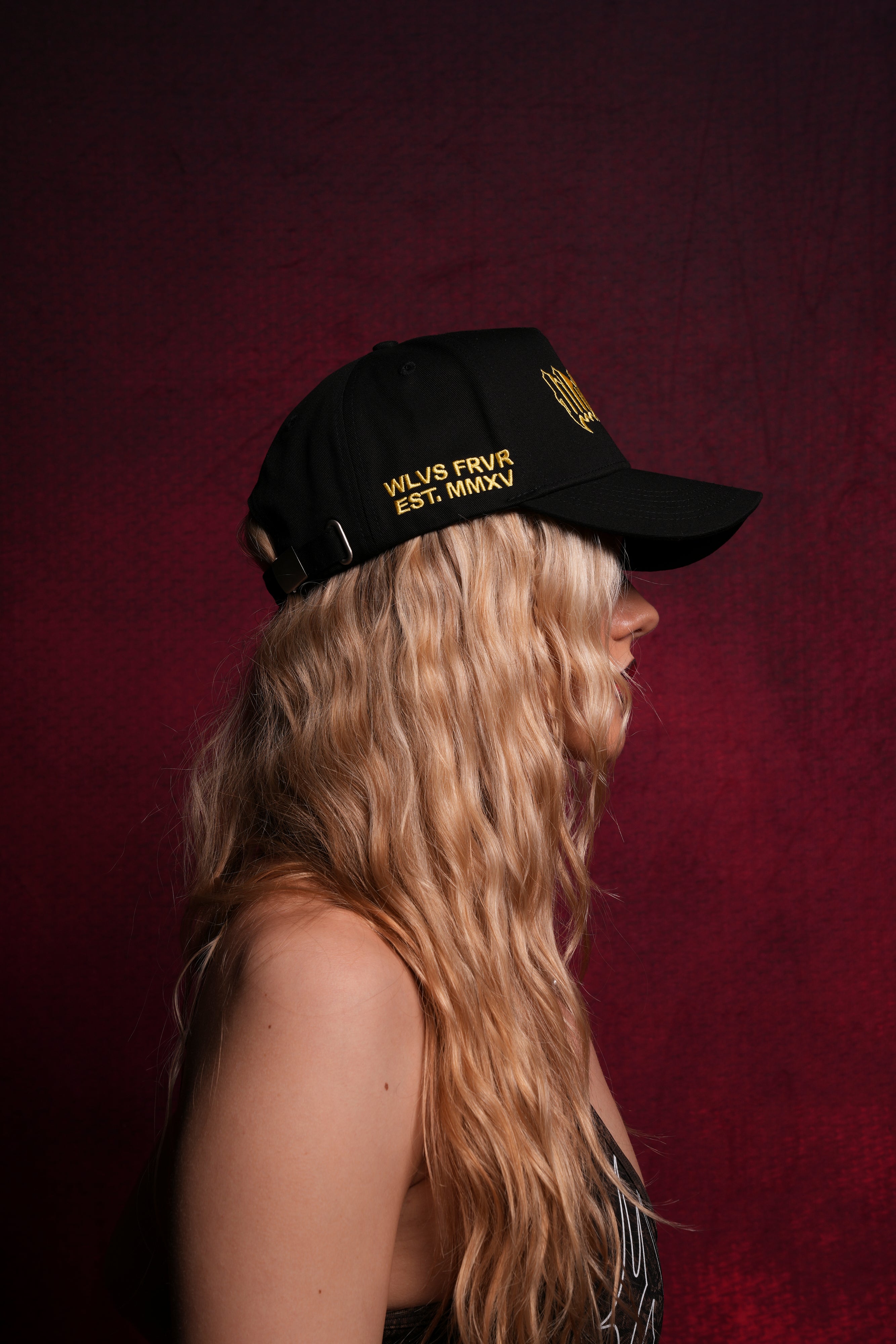Never Back Down 5 Panel Hat in Black