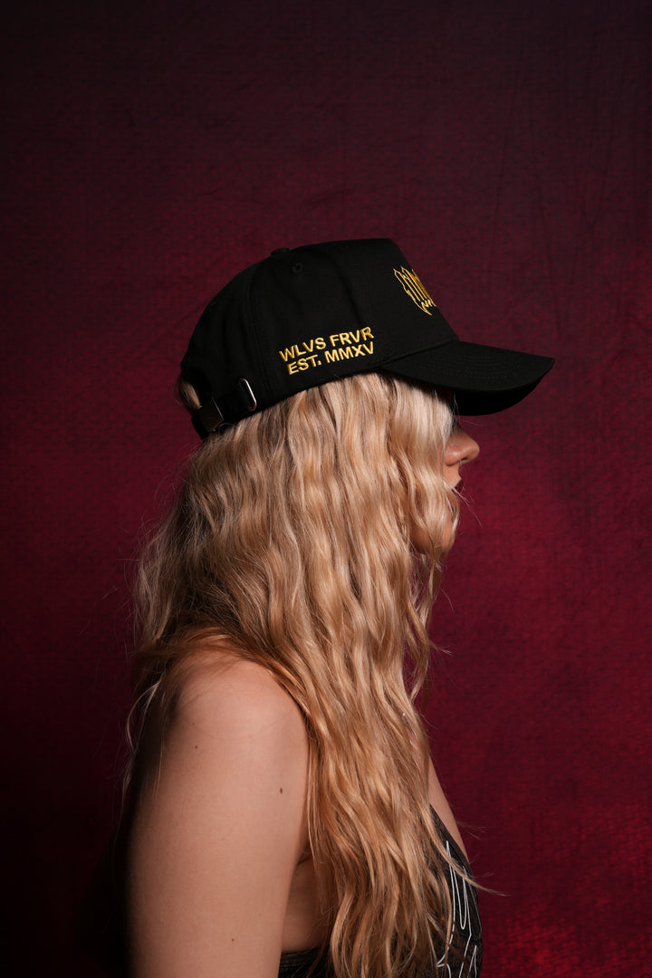 Never Back Down 5 Panel Hat in Black