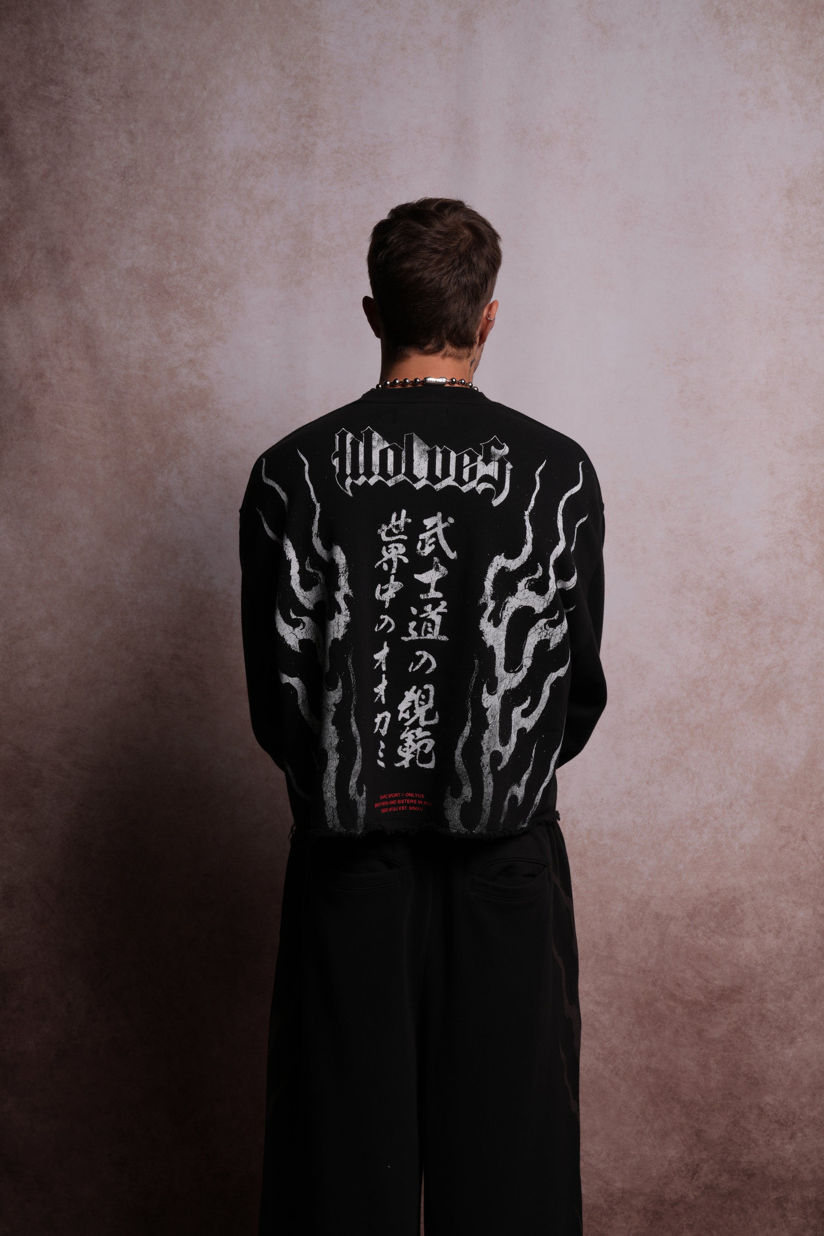 Darc Infernal "Premium" Box Cut L/S Tee in Black
