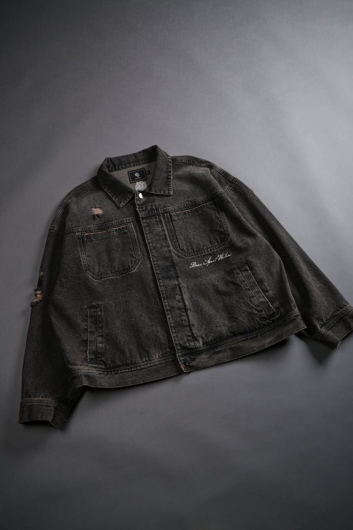 Darc Sport Wolves Jax Denim Jacket in Mojave Brown