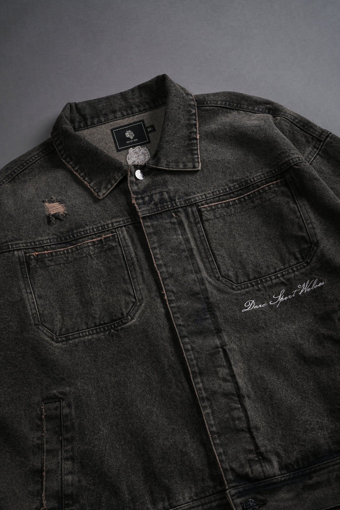 Darc Sport Wolves Jax Denim Jacket in Mojave Brown