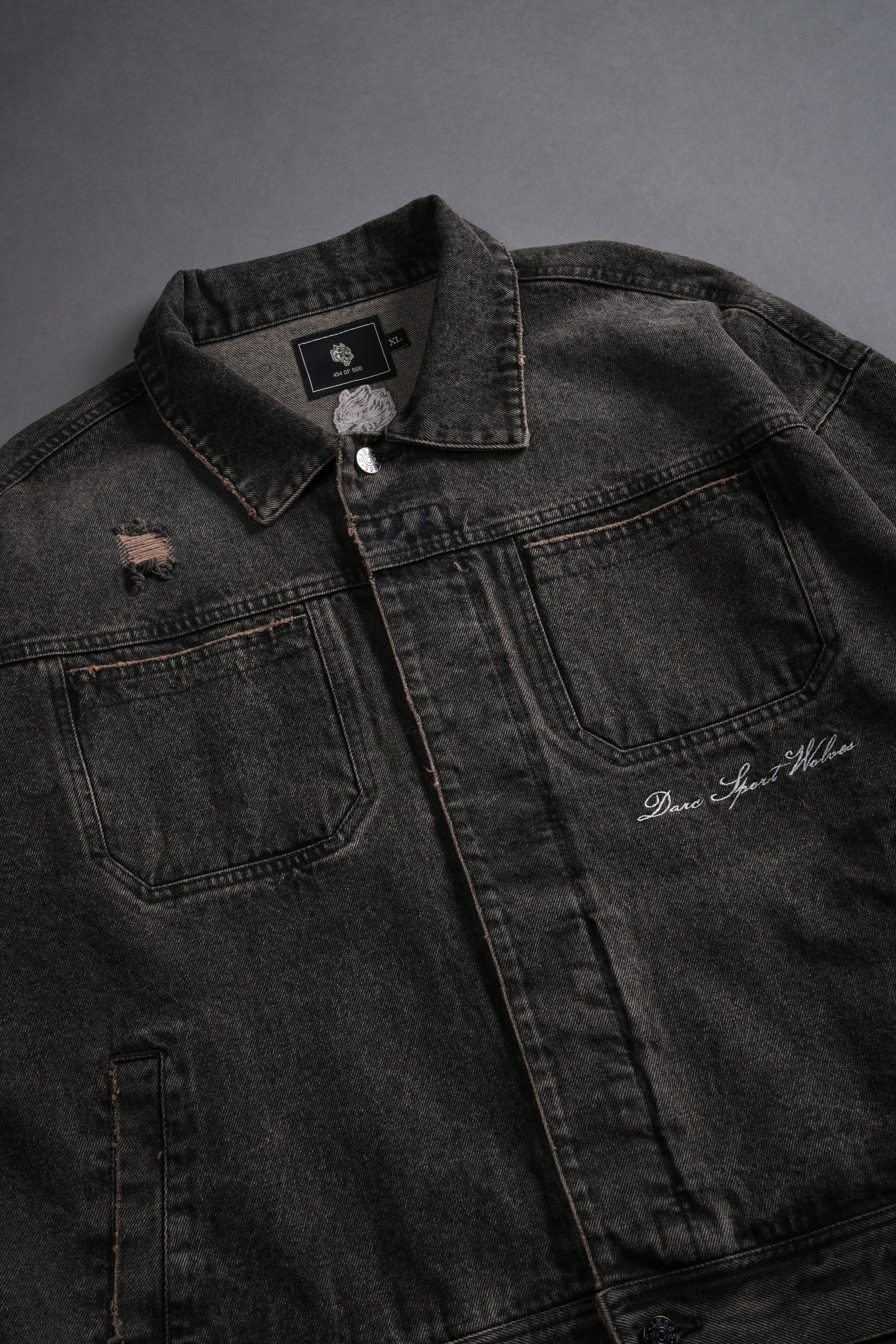 Darc Sport Wolves Jax Denim Jacket in Mojave Brown