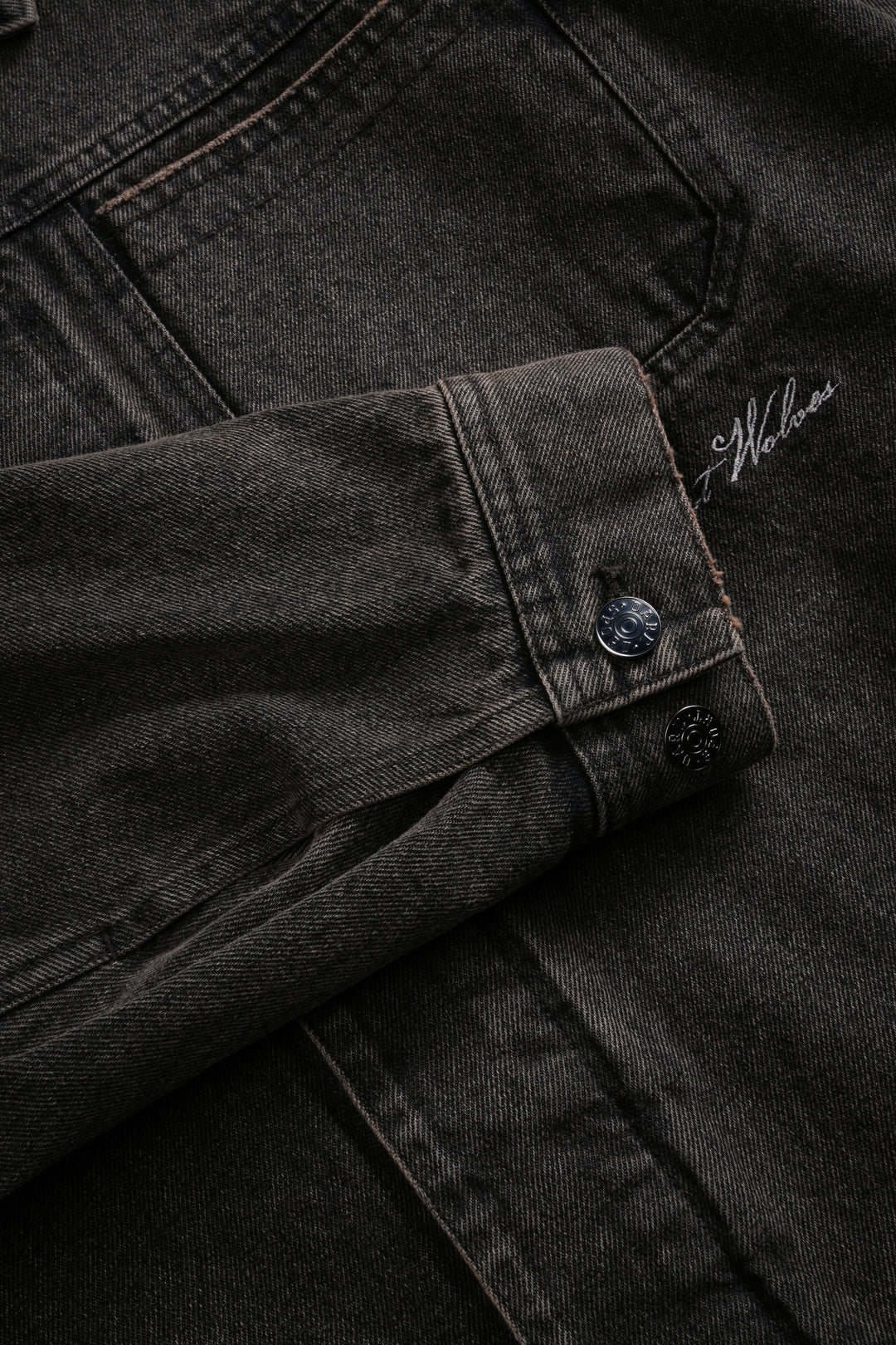 Darc Sport Wolves Jax Denim Jacket in Mojave Brown