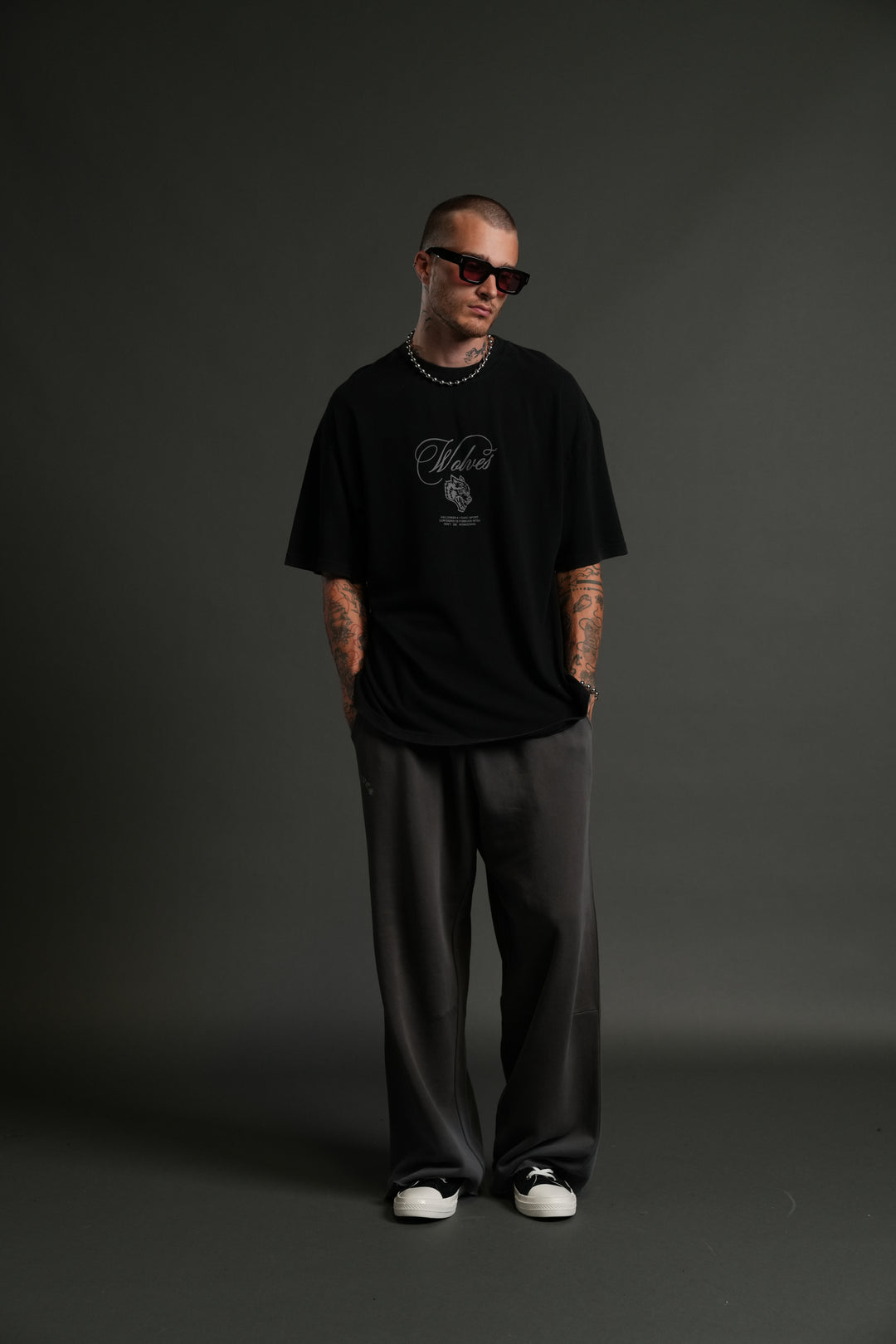 (1 Of 500) In the Night "Premium" Oversized Tee in Black
