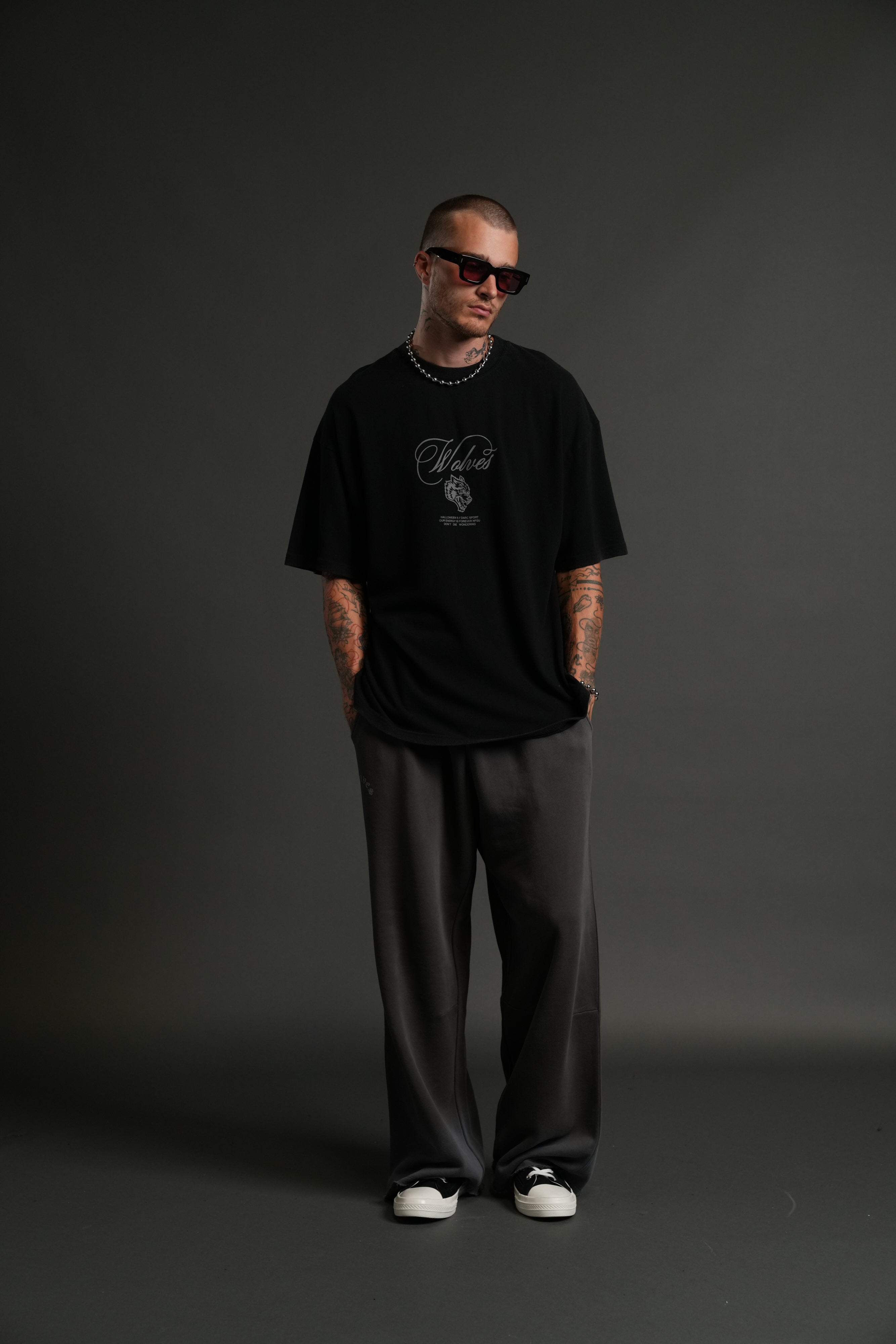 (1 Of 500) In the Night "Premium" Oversized Tee in Black