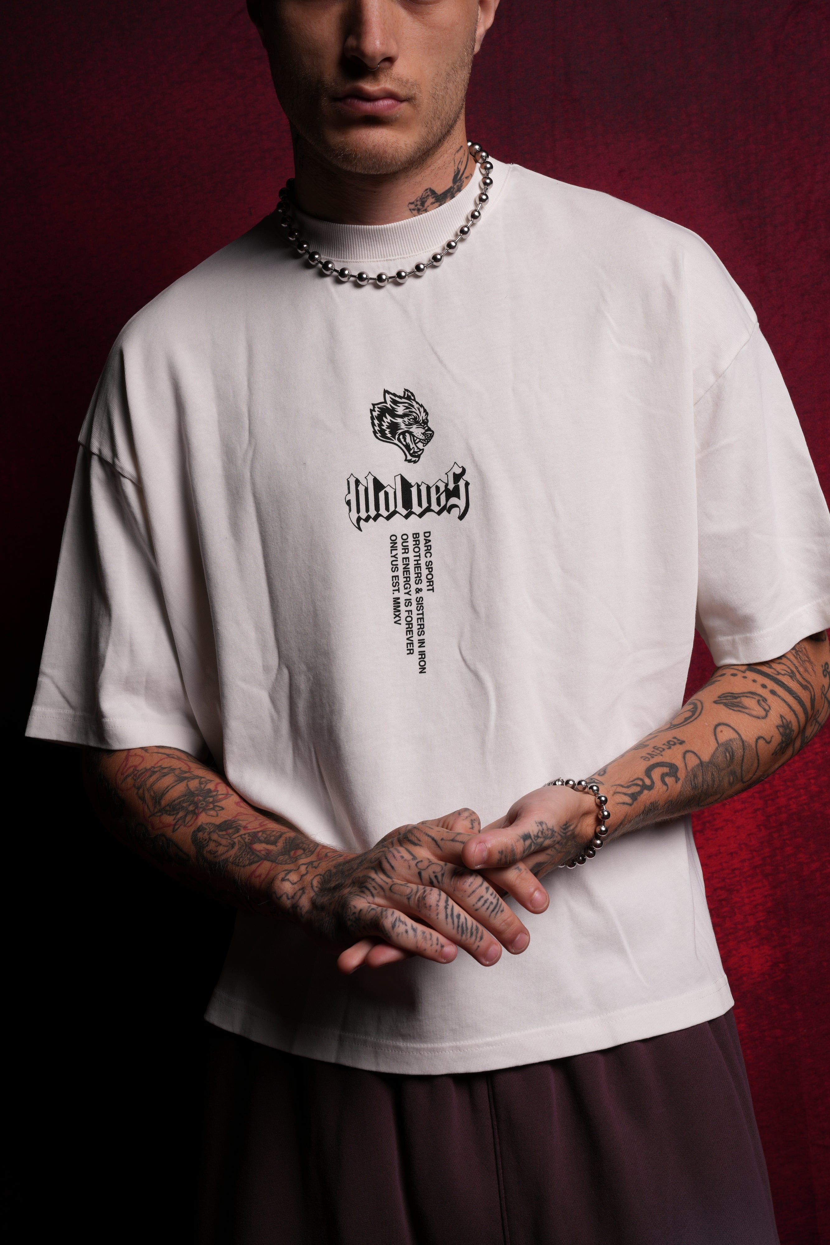 The Phantom Menace "Box Cut" Tee in Cream