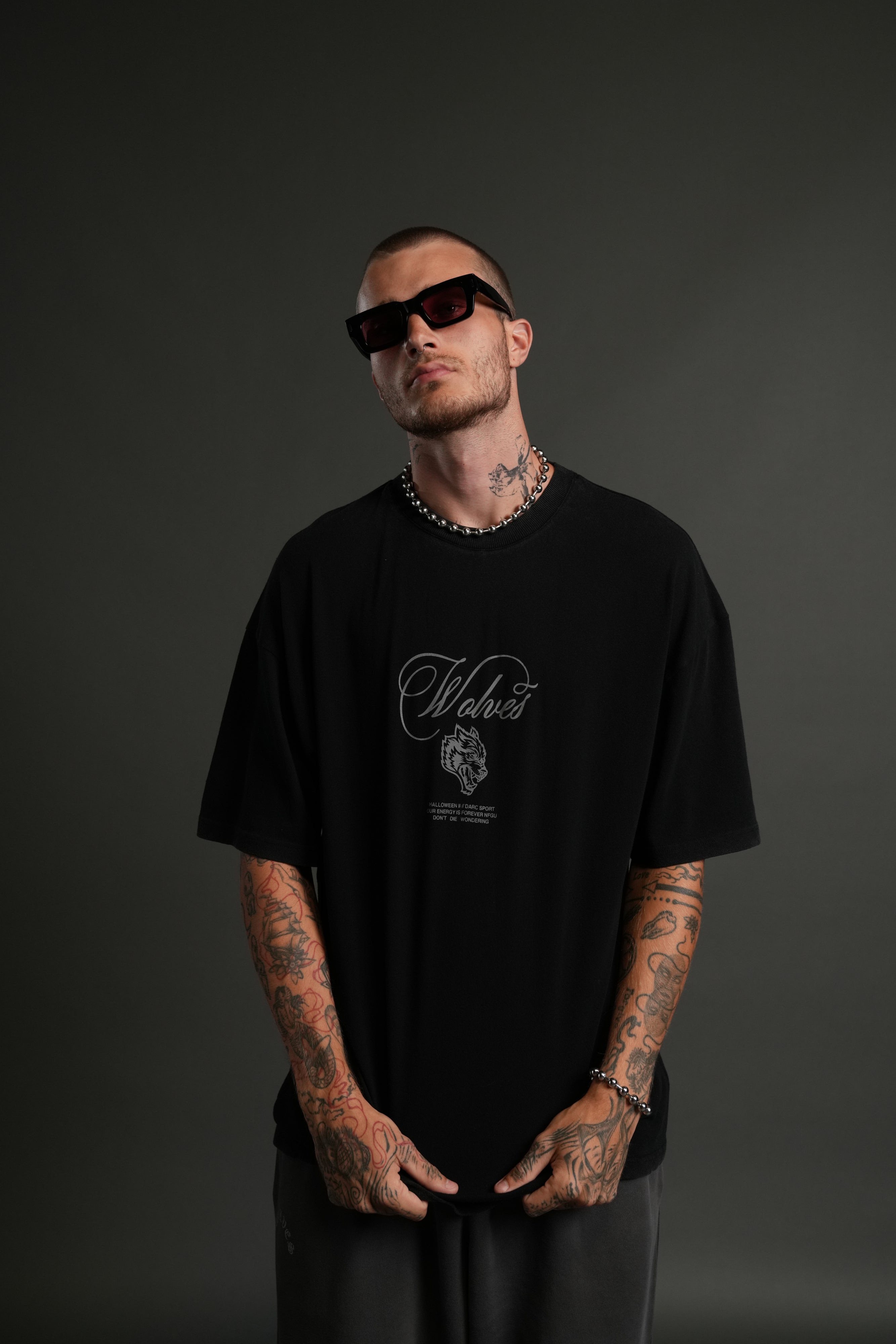 (1 Of 500) In the Night "Premium" Oversized Tee in Black