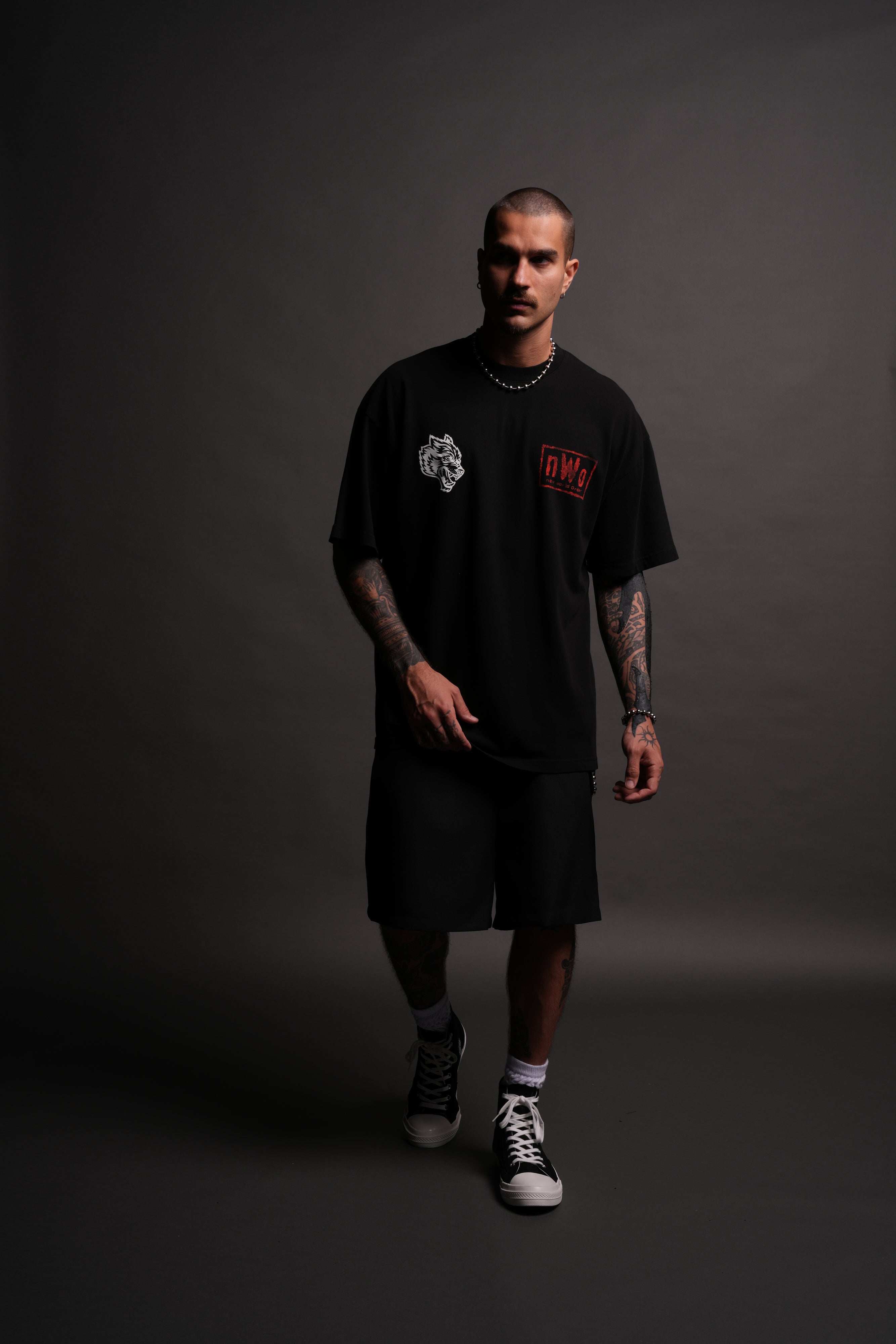 NWO "Premium" Oversized Tee in Black