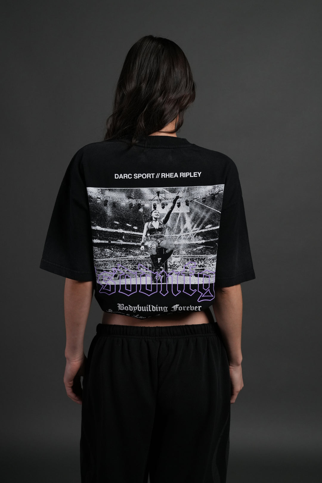Rhea Forever Grunge Tee in Black Drift Wash