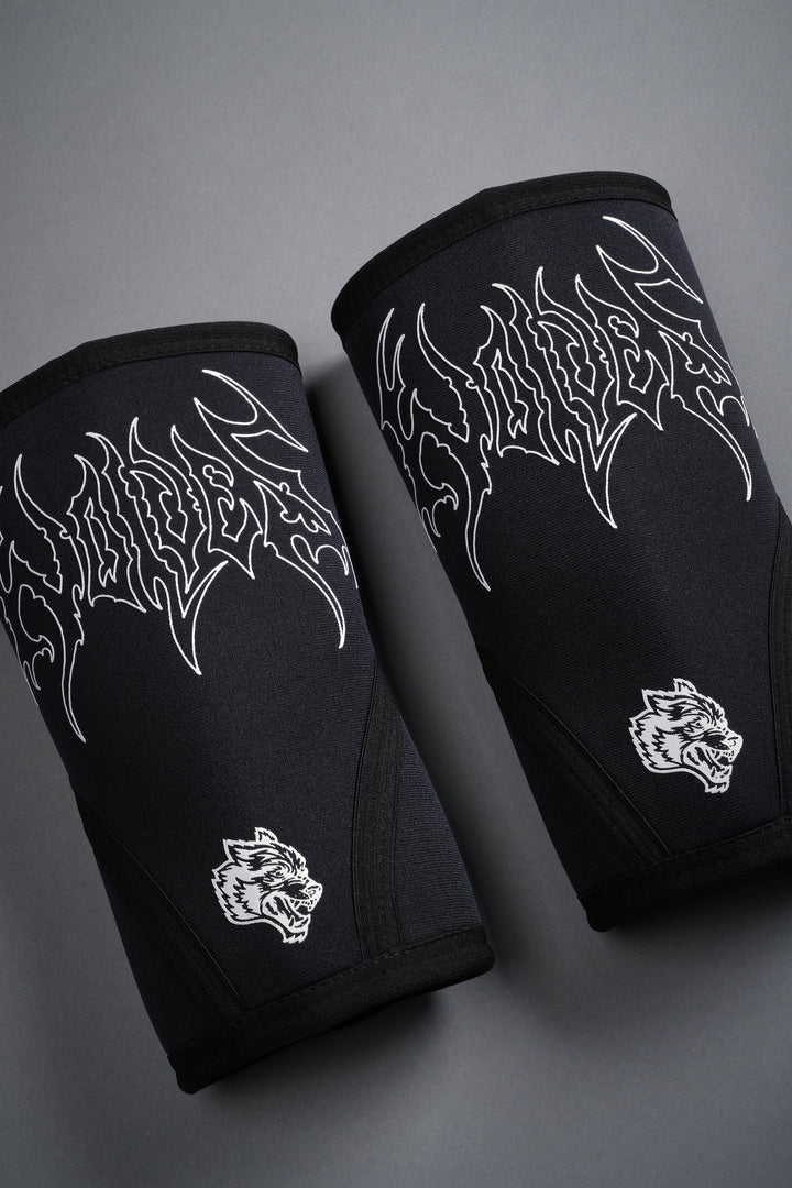 Metal Elbow Sleeves in Black