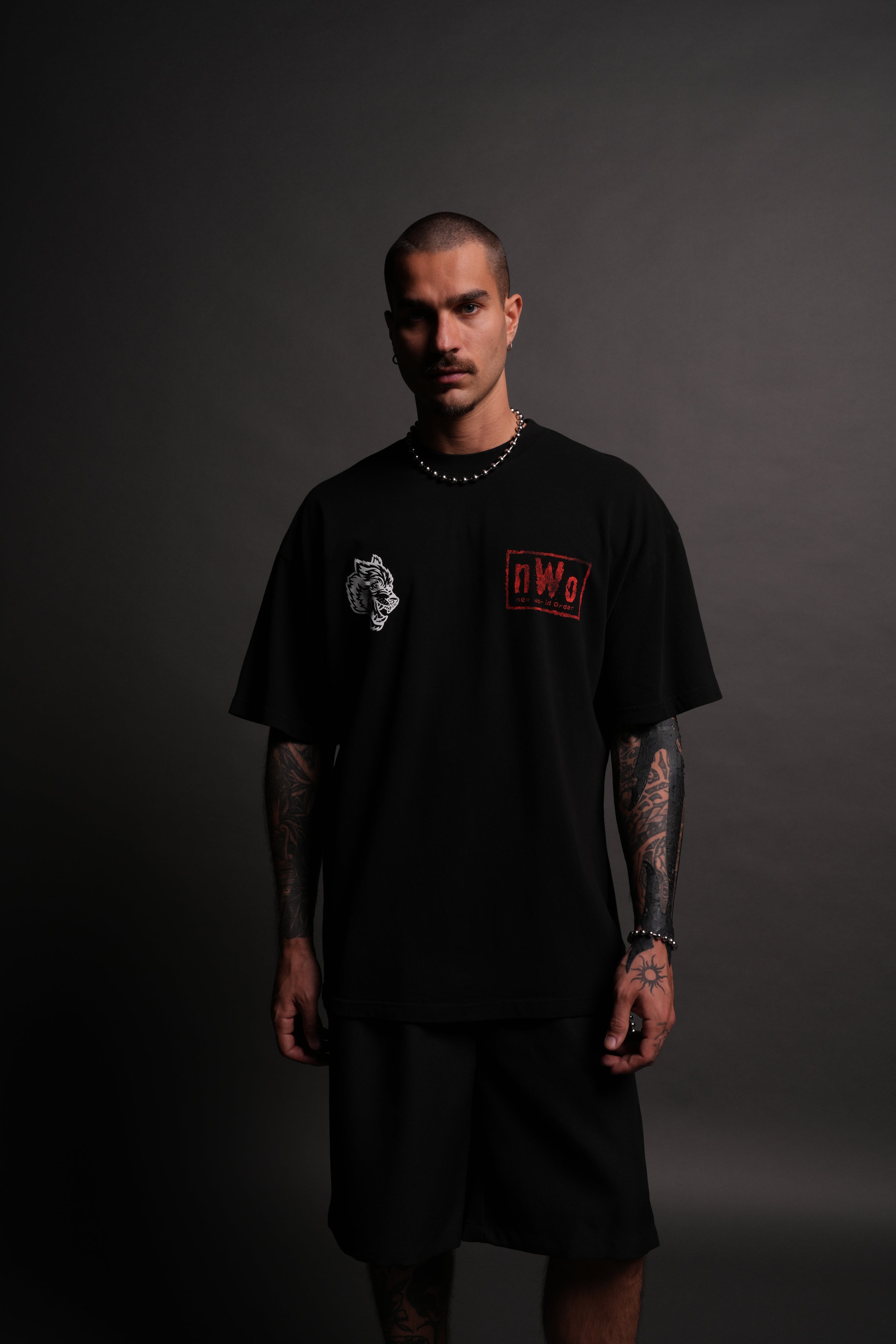 NWO "Premium" Oversized Tee in Black