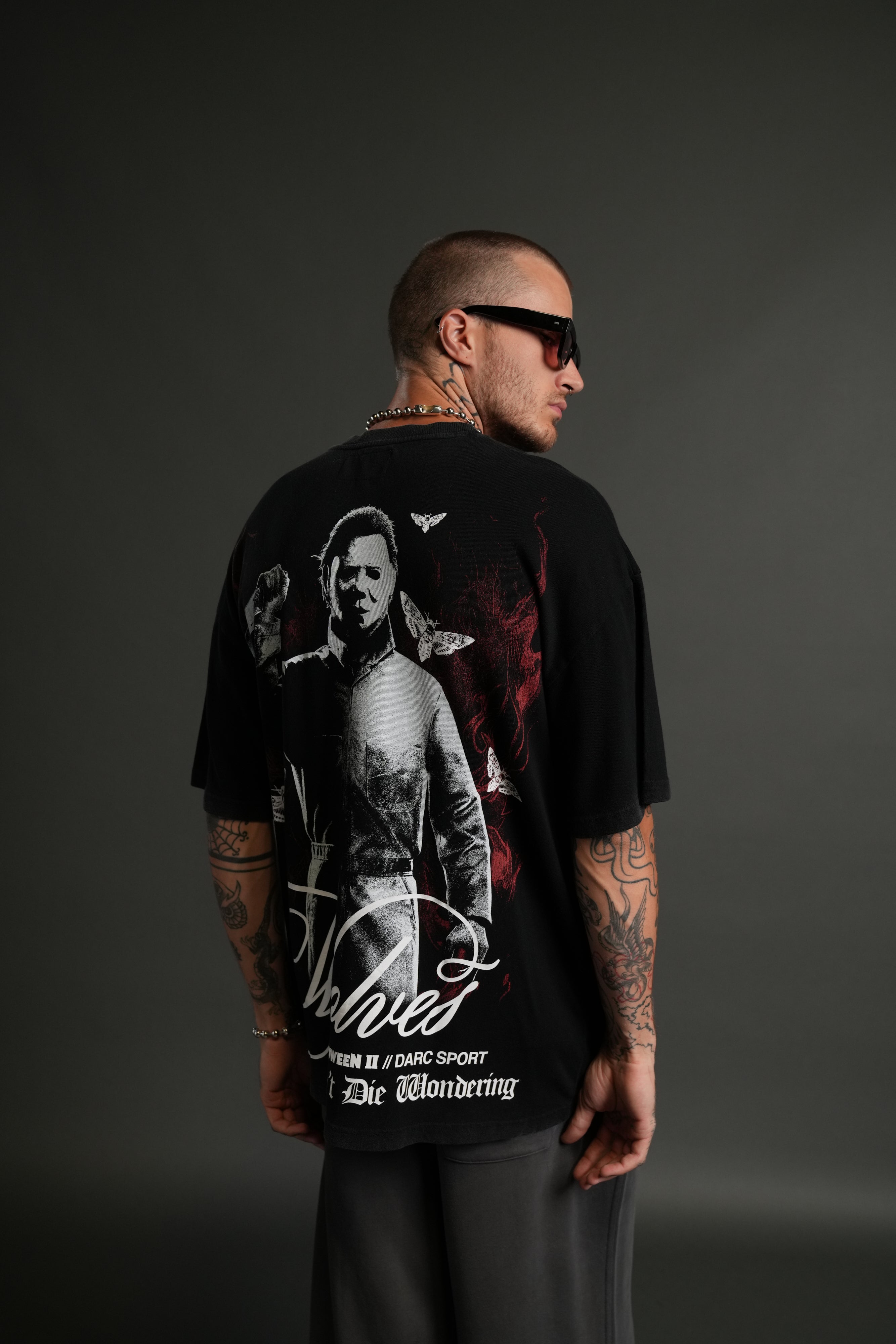 (1 Of 500) In the Night "Premium" Oversized Tee in Black