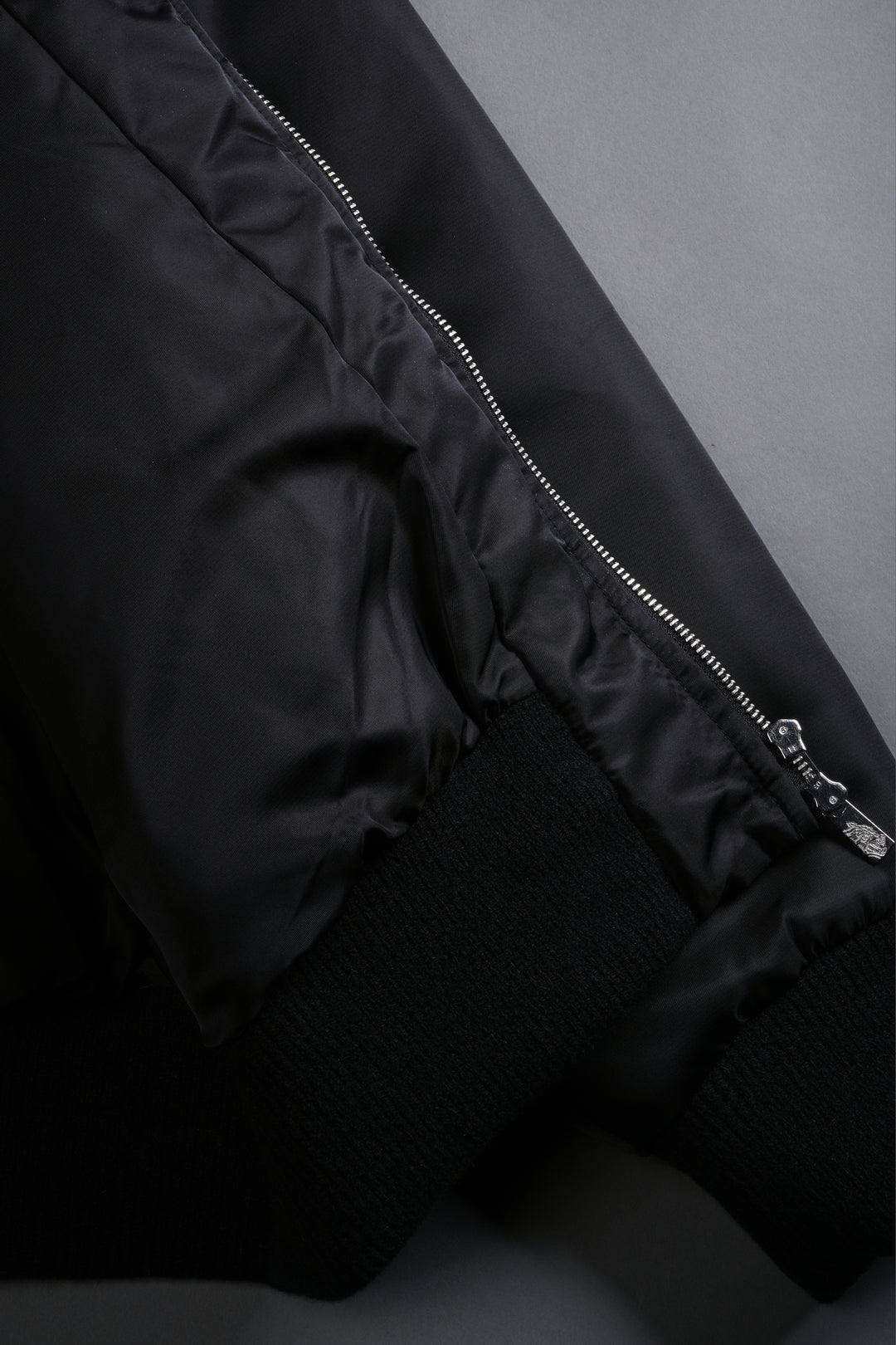 Studded Darc Sport Wolves Remy Bomber Jacket in Black