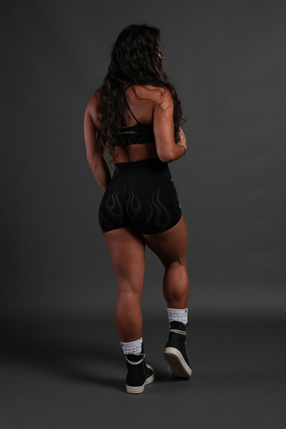 Hellfire "Maya" Soft Seamless Bra in Black