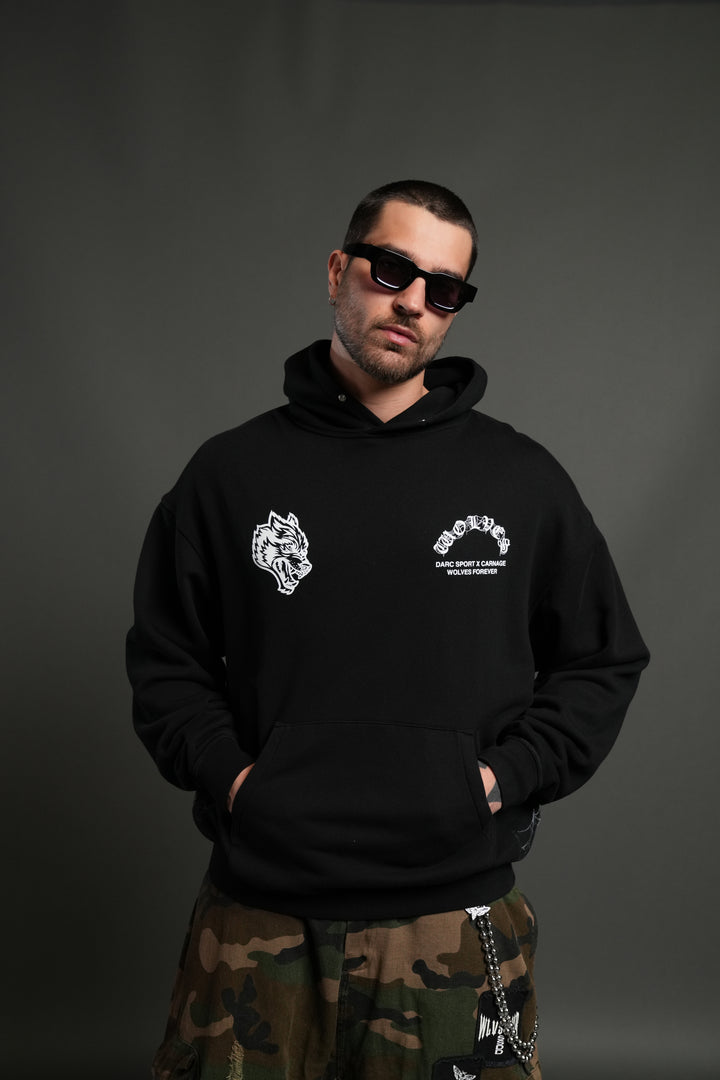 Carnage Forever "Pierce" Hoodie in Black