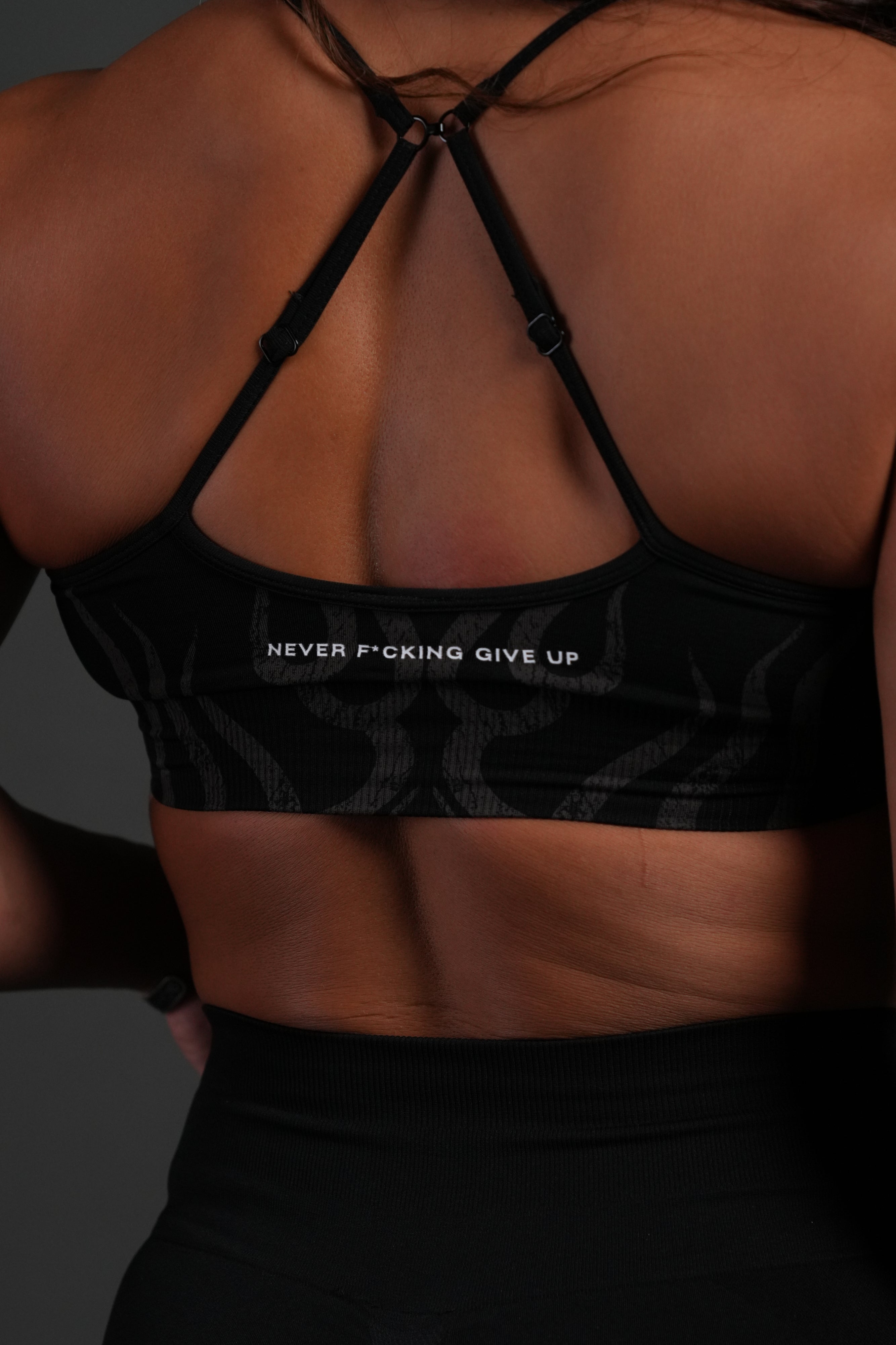 Hellfire "Maya" Soft Seamless Bra in Black